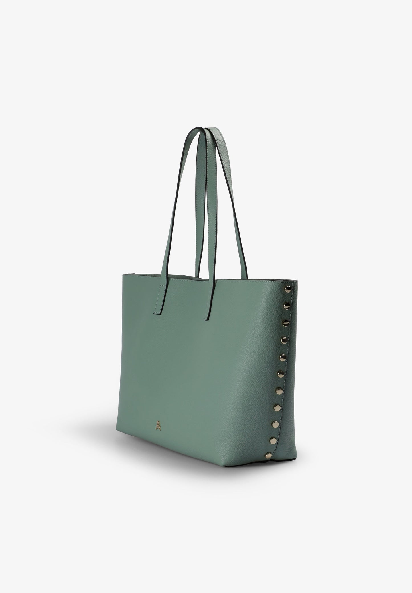 LEATHER TOTE BAG WITH APPLIQUÉS