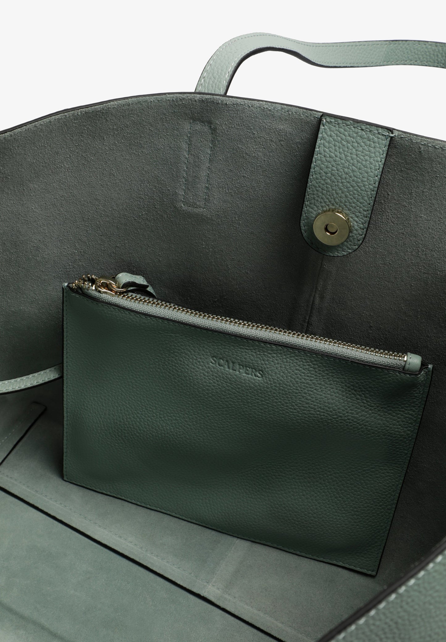 LEATHER TOTE BAG WITH APPLIQUÉS