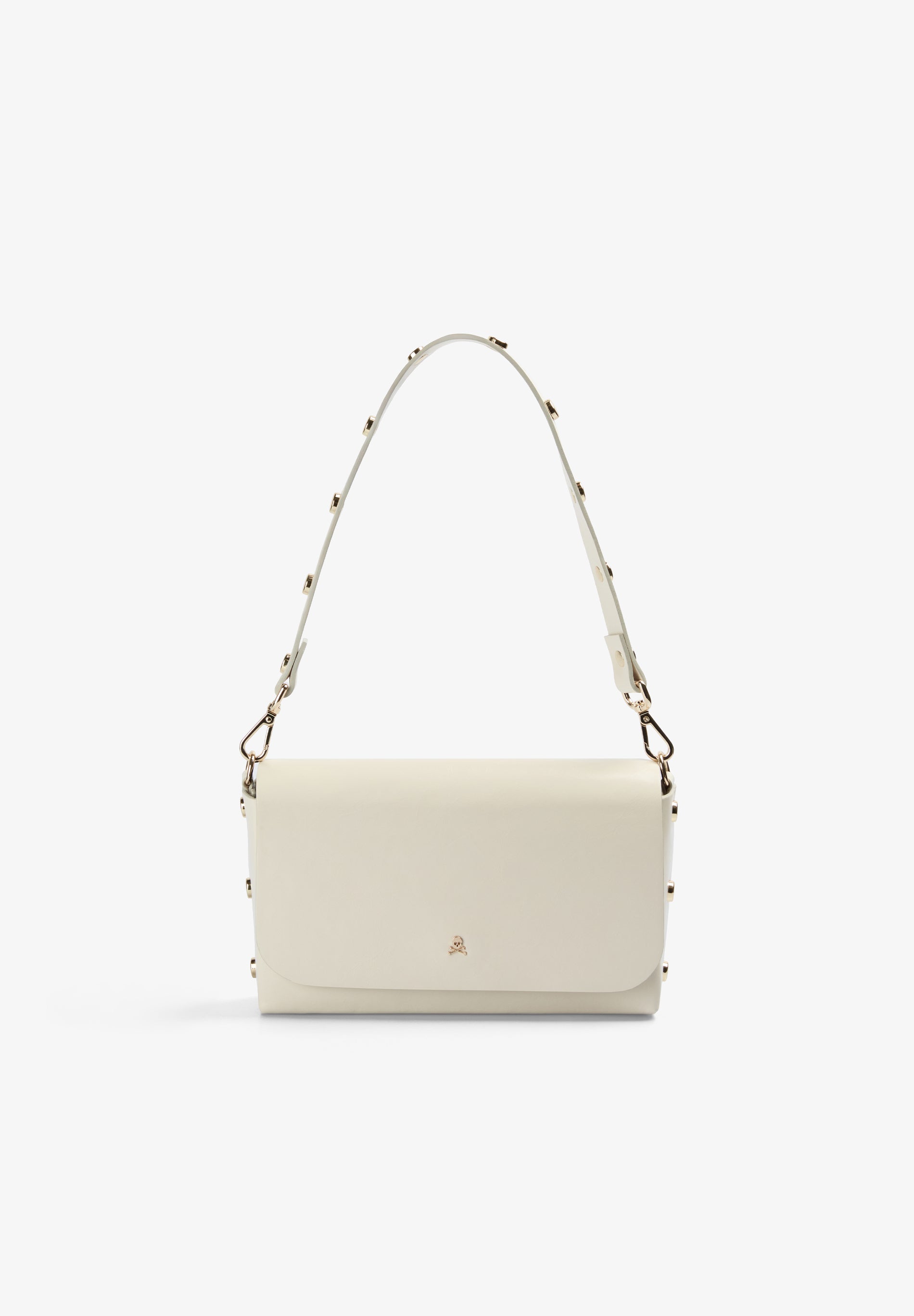 STUDDED LEATHER MINI BAG