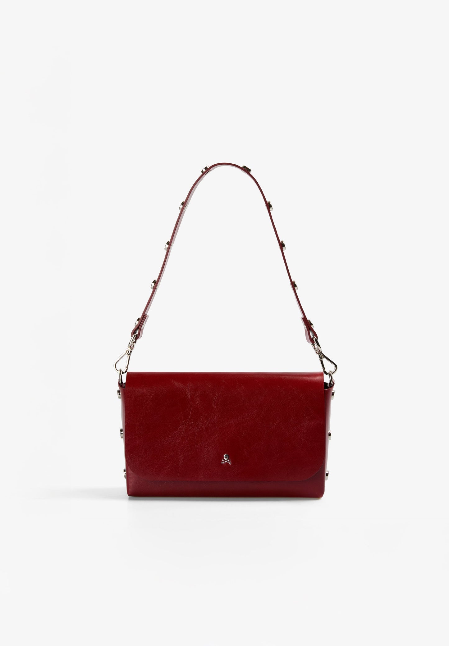 STUDDED LEATHER MINI BAG