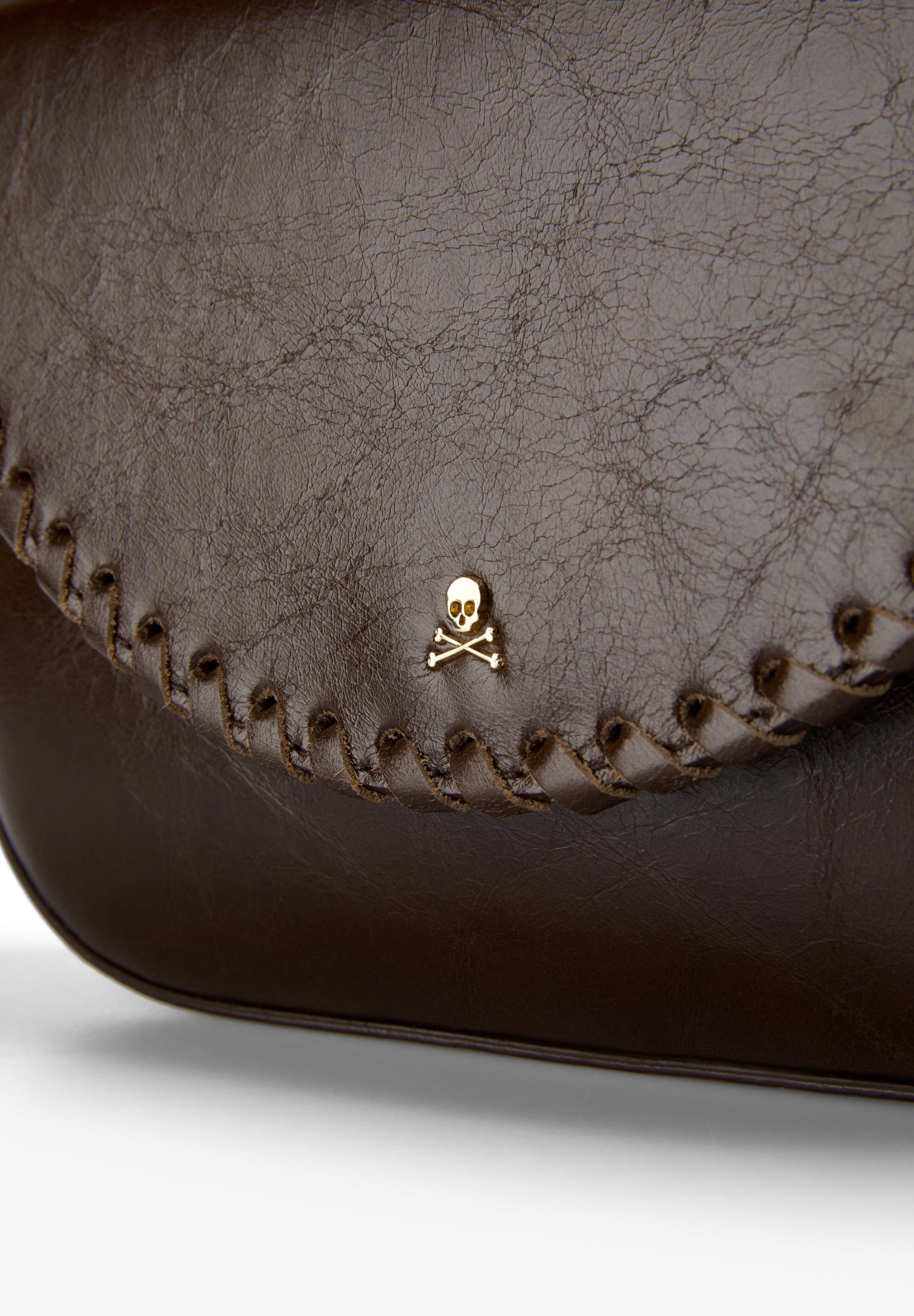 BRAIDED LEATHER CROSSBODY BAG