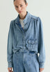PUFF SLEEVE DENIM JACKET