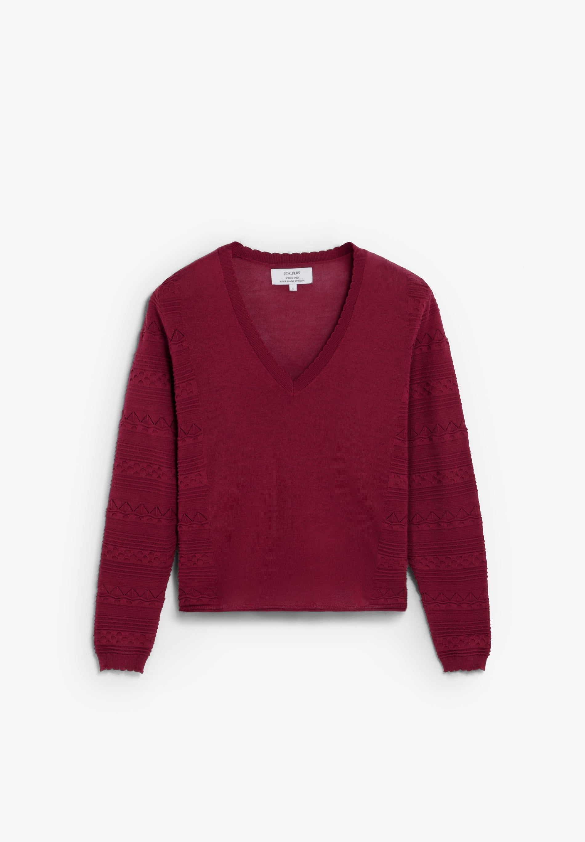 KNIT V-NECK SWEATER