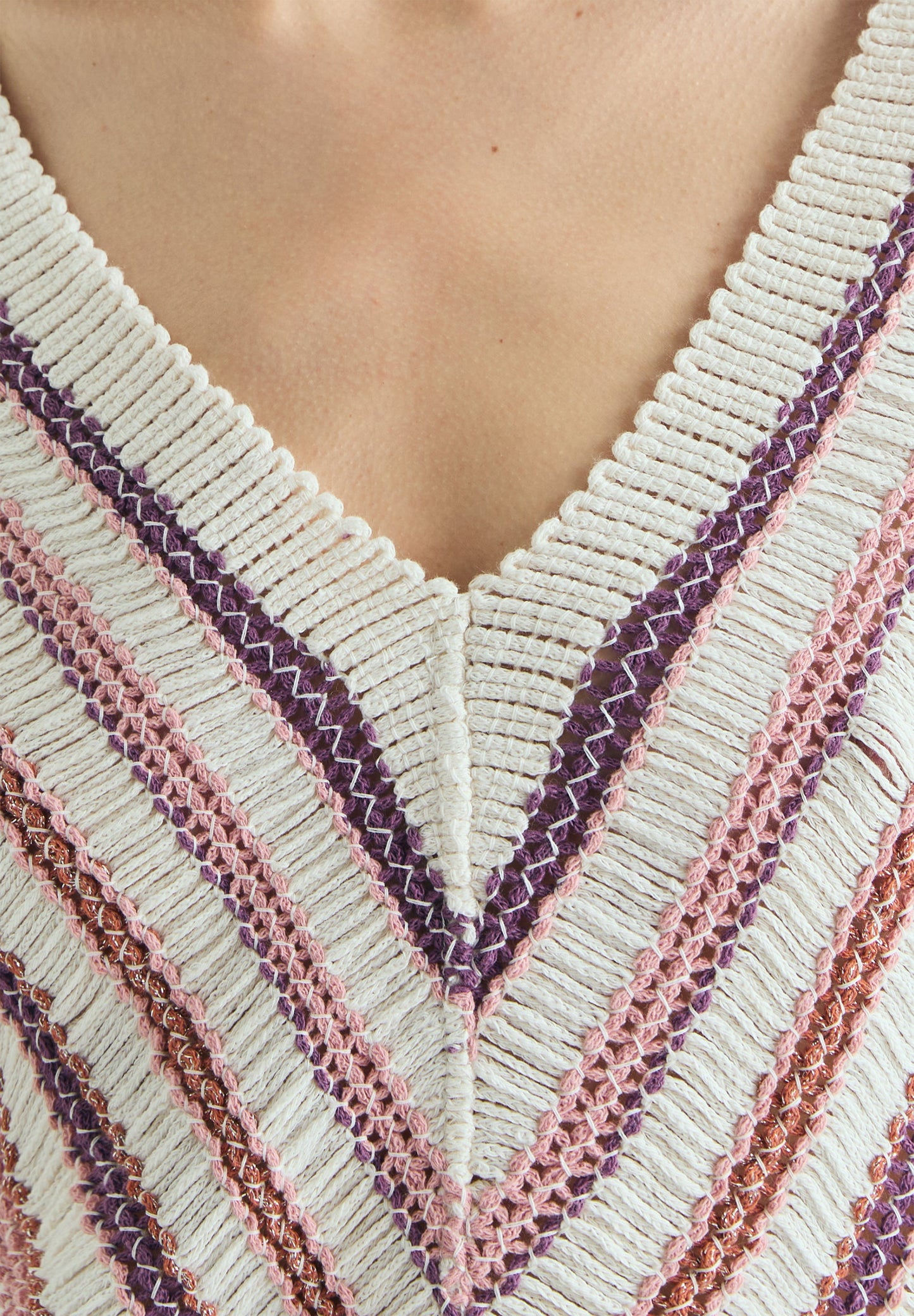 MULTICOLOUR STRIPED SWEATER