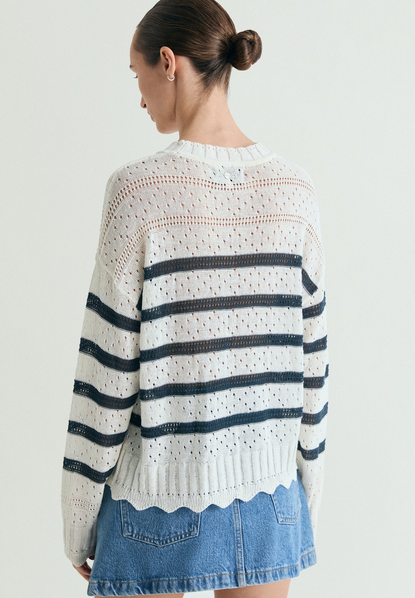 STRIPED KNIT SWEATER