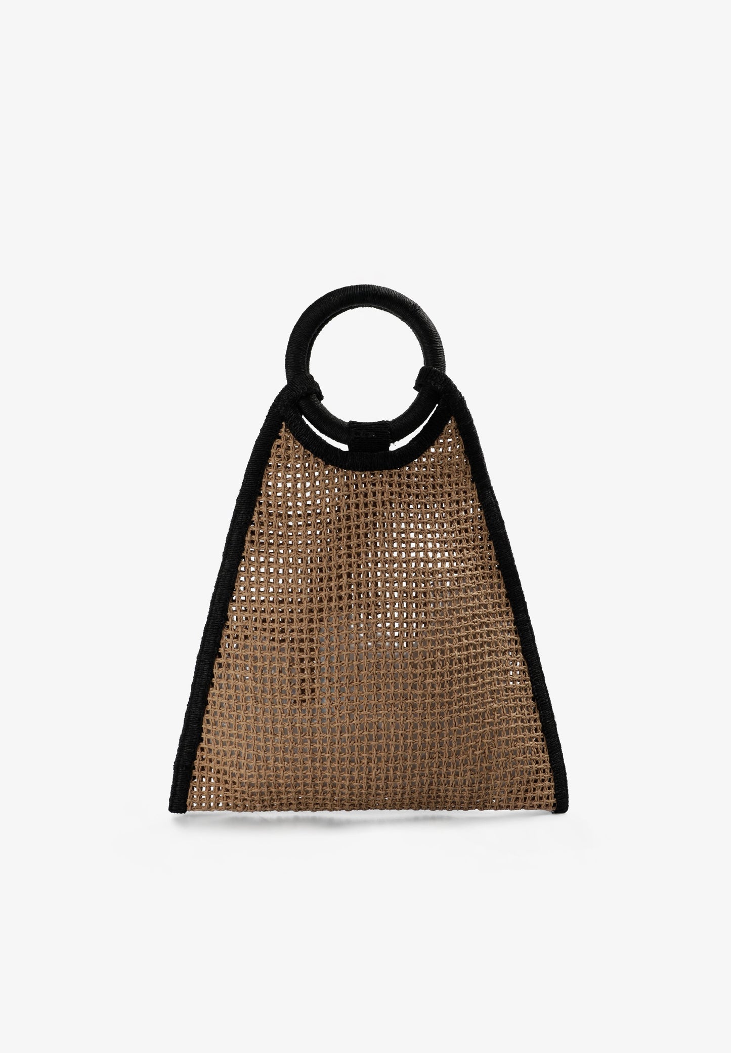 BRAIDED TRIANGULAR BAG