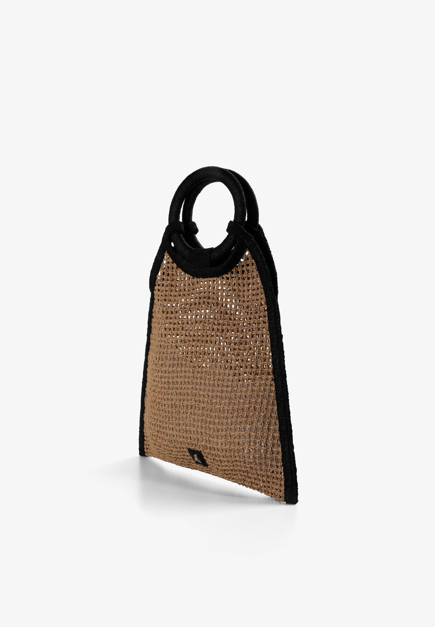 BRAIDED TRIANGULAR BAG
