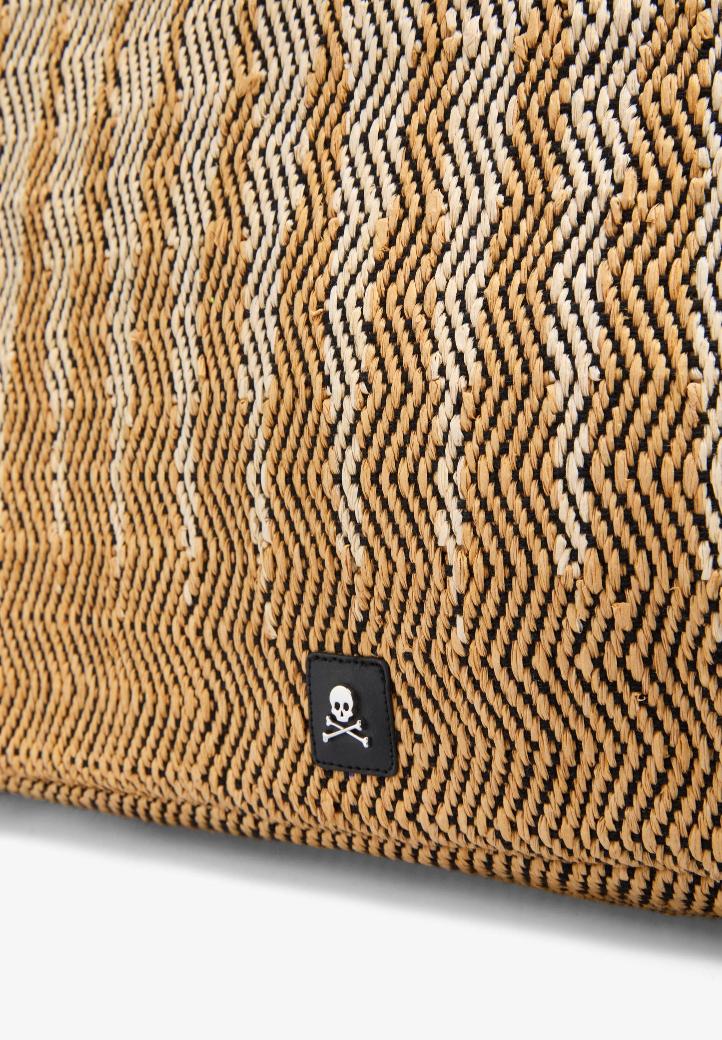 NATURAL FIBRE TOTE BAG WITH FRINGES