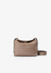 BRAIDED LEATHER CROSSBODY BAG