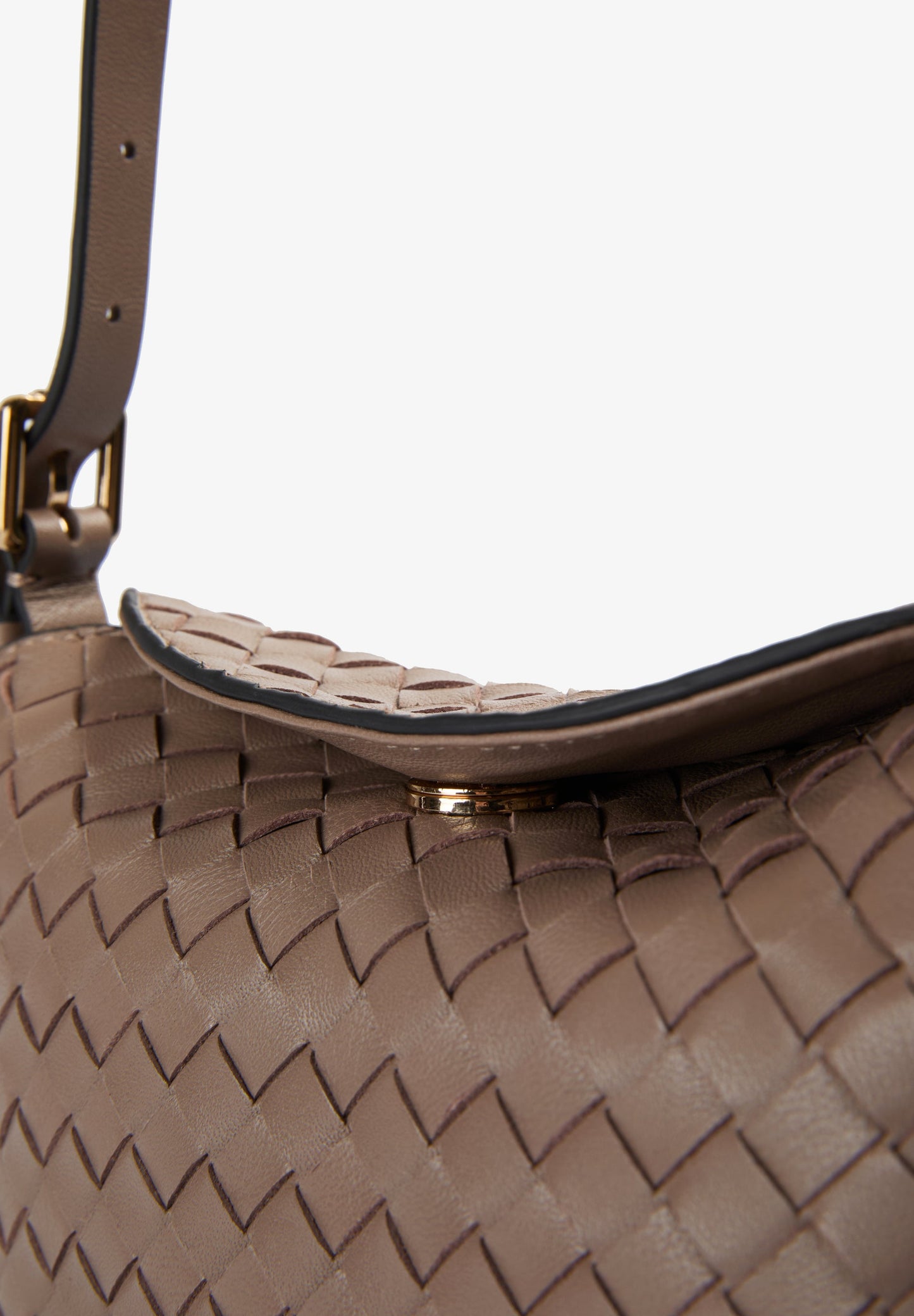 BRAIDED LEATHER CROSSBODY BAG