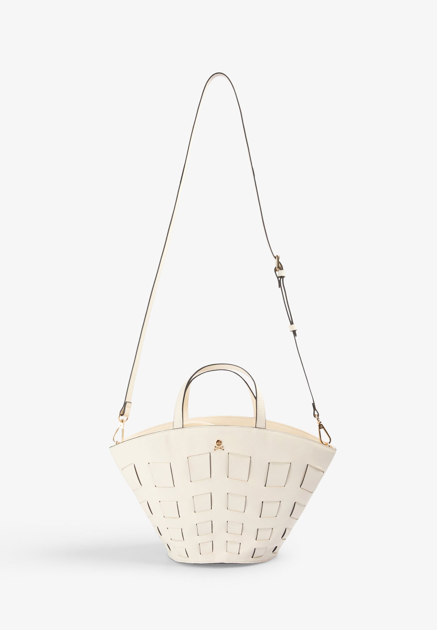 GEOMETRIC LEATHER BAG