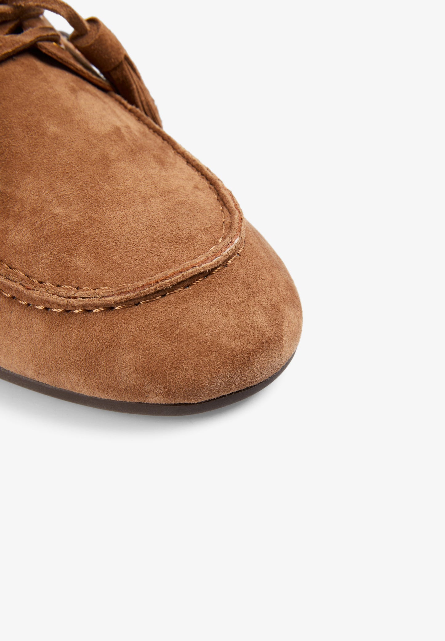 SUEDE LOAFERS WITH BEADS