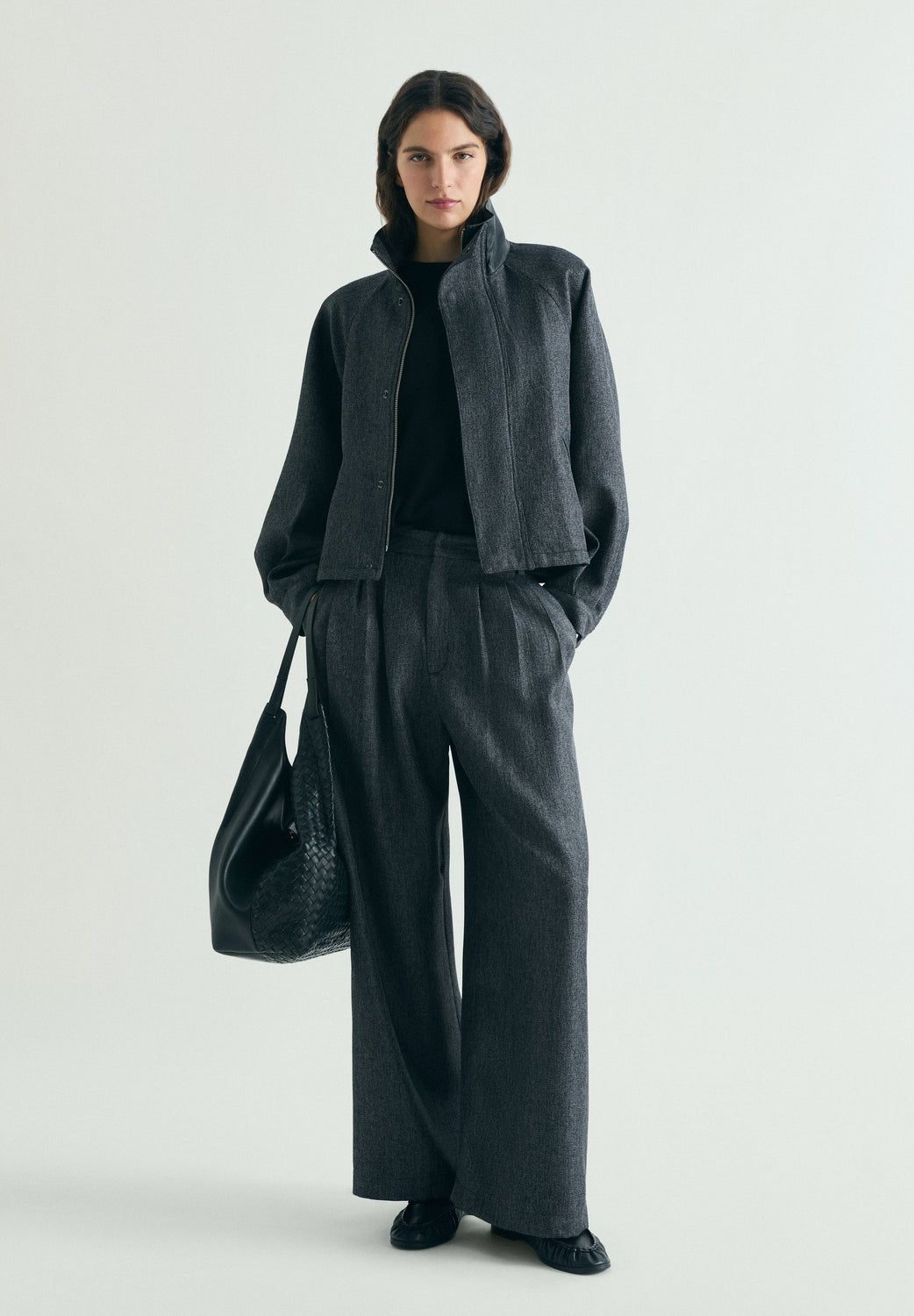 CHAQUETA BOMBER CUELLO CONTRASTE - Scalpers