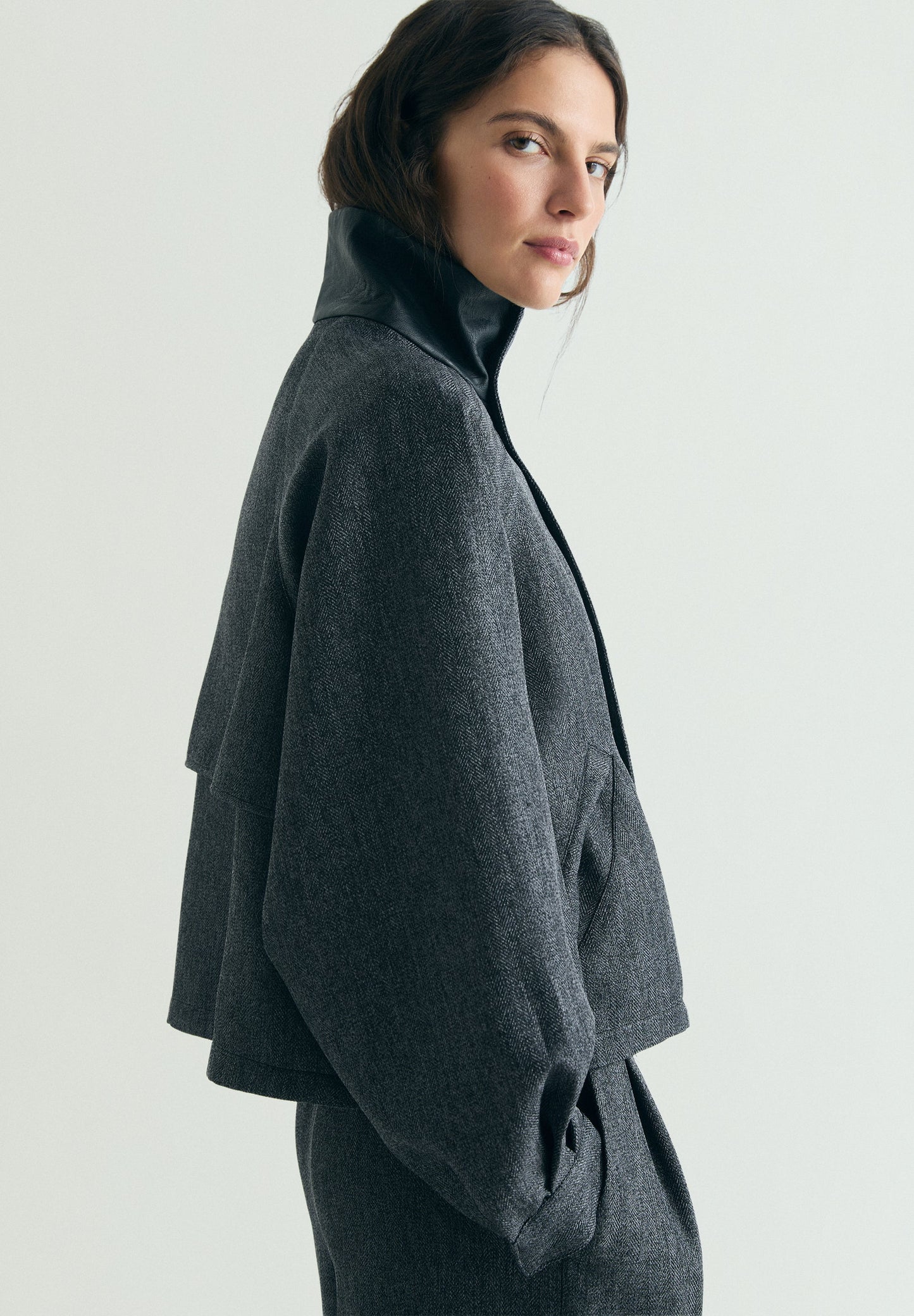 CHAQUETA BOMBER CUELLO CONTRASTE - Scalpers