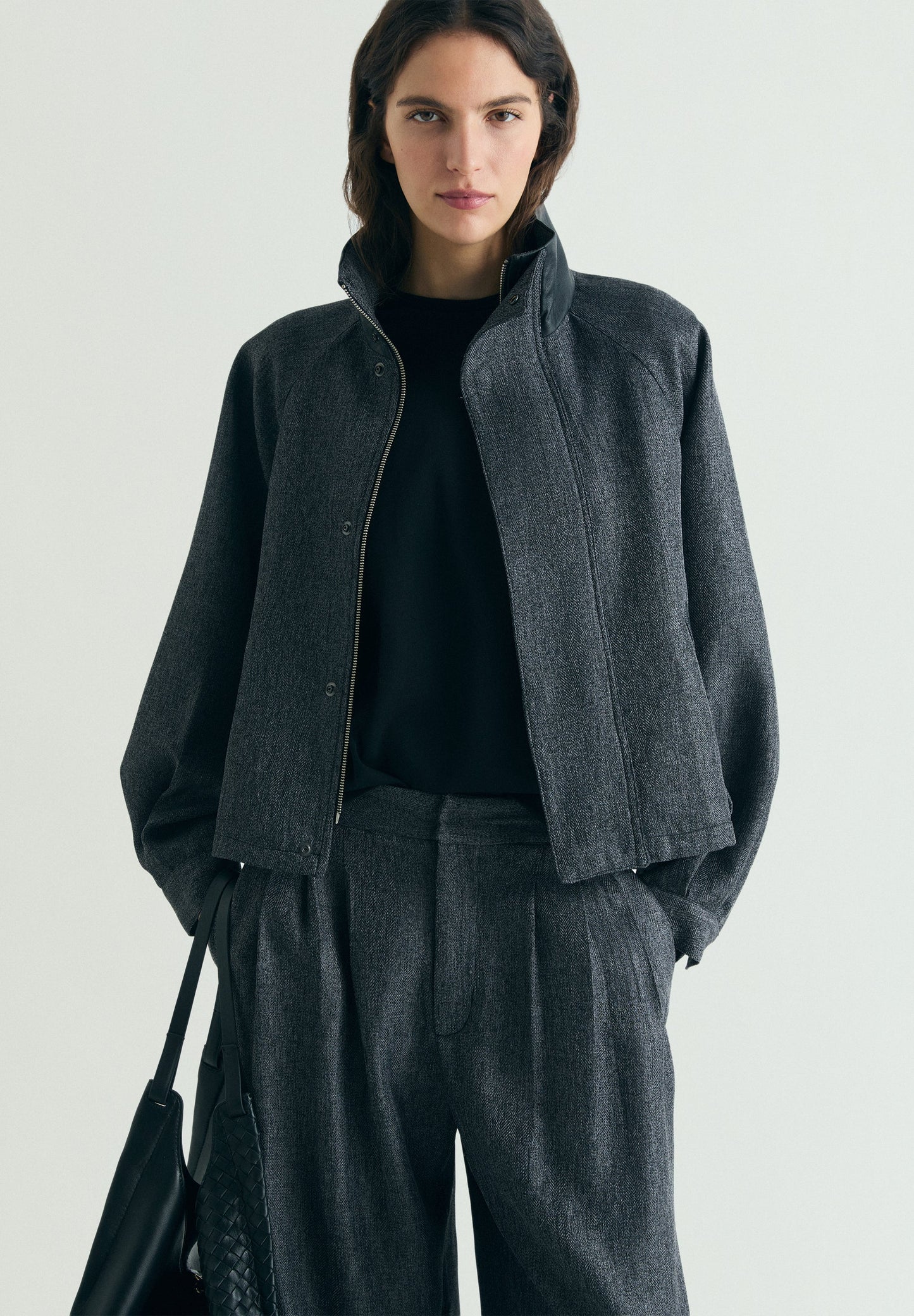 CHAQUETA BOMBER CUELLO CONTRASTE - Scalpers