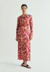 TIE-DYE DRESS WITH CUT-OUTS