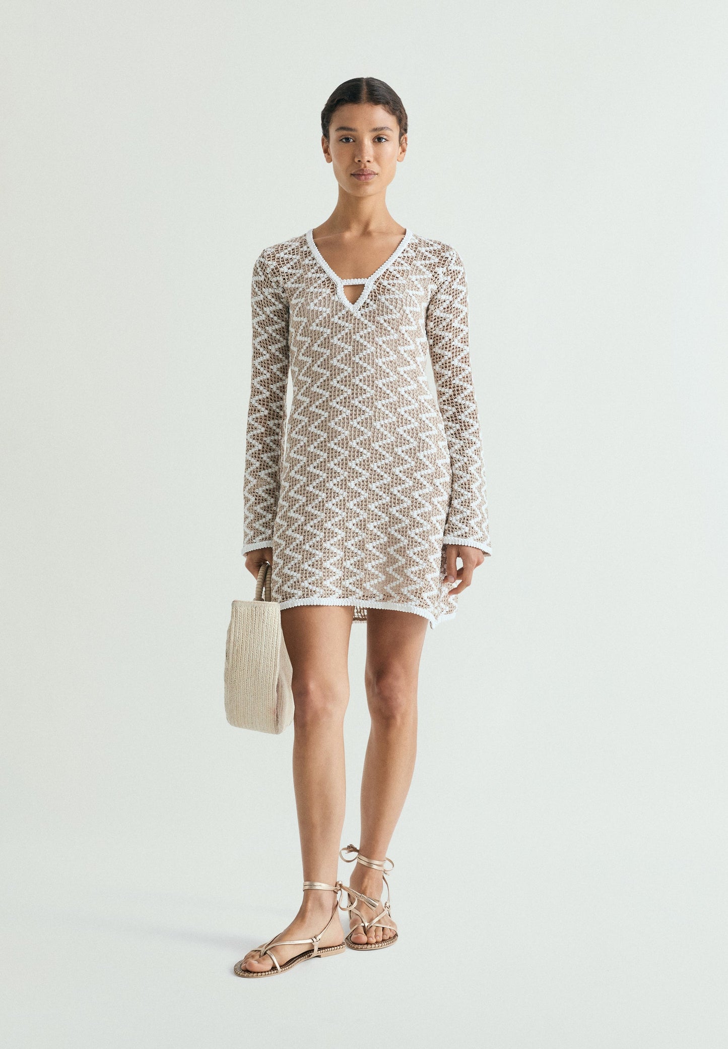 SCCROCHET MINI DRESS