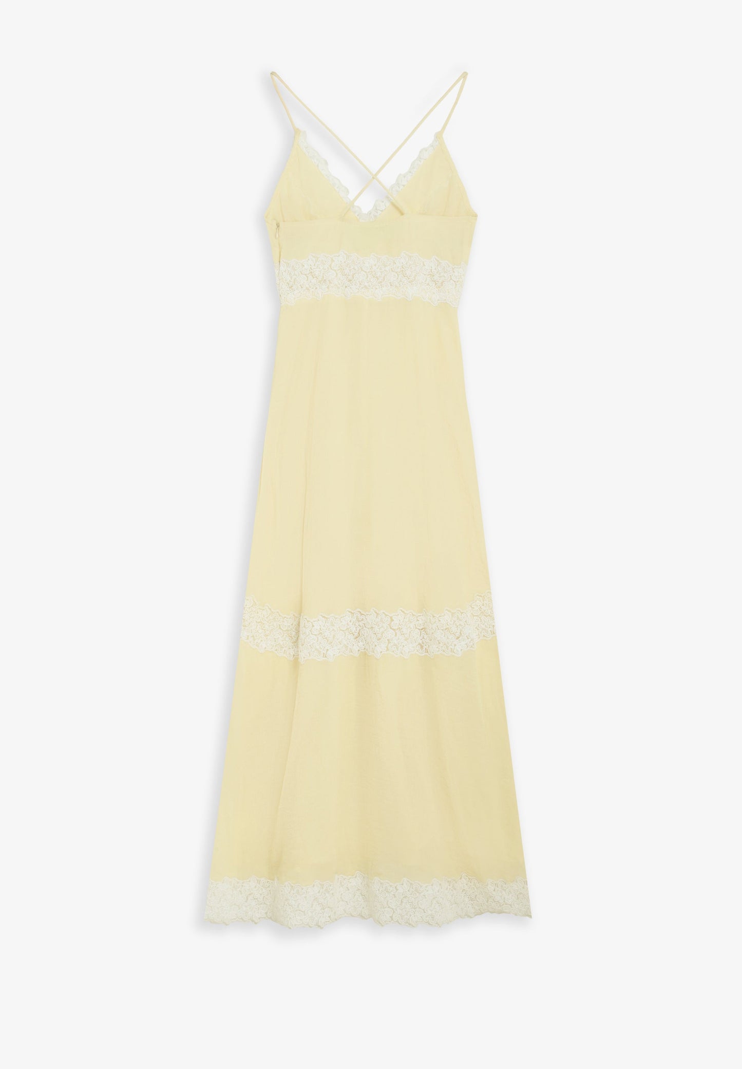 CAMISOLE DRESS WITH LACE DETAIL