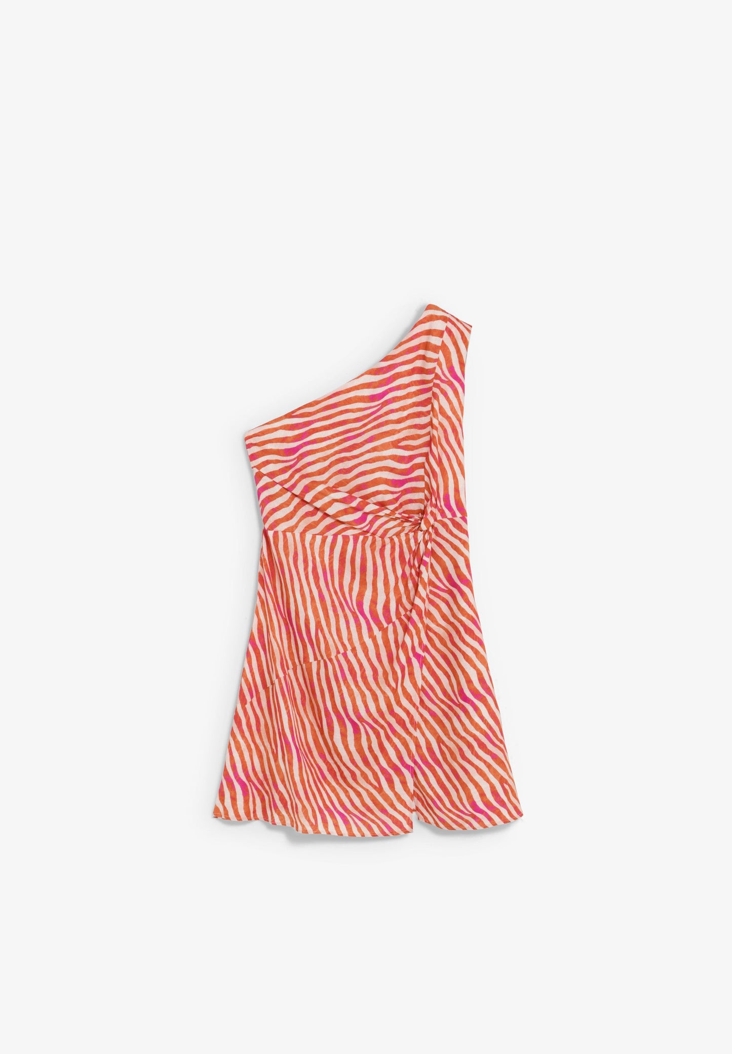 ANIMAL PRINT ASYMMETRIC TOP