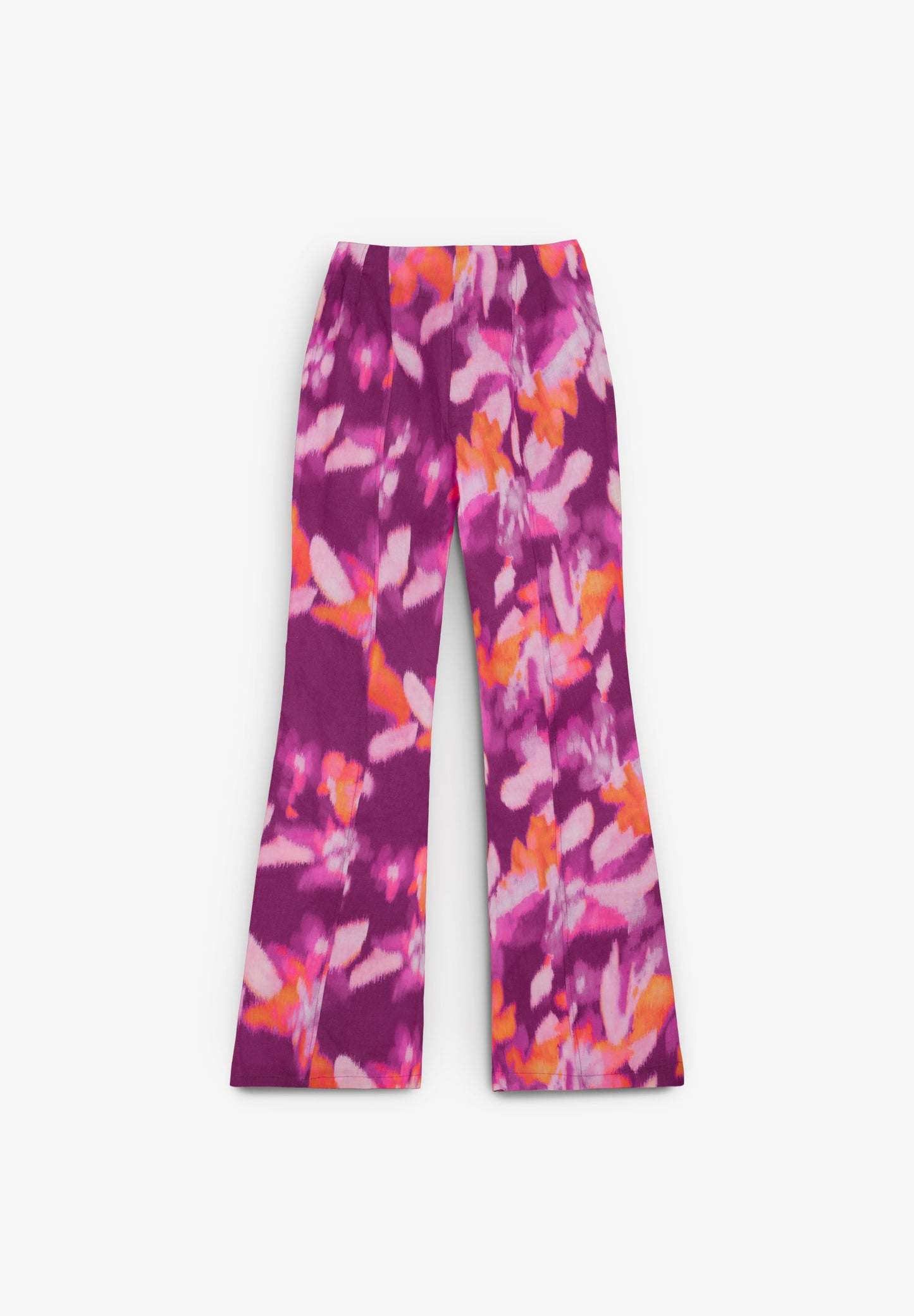 SCPRINT LINEN BOOTCUT PANT