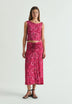 PRINTED MIDI SKIRT