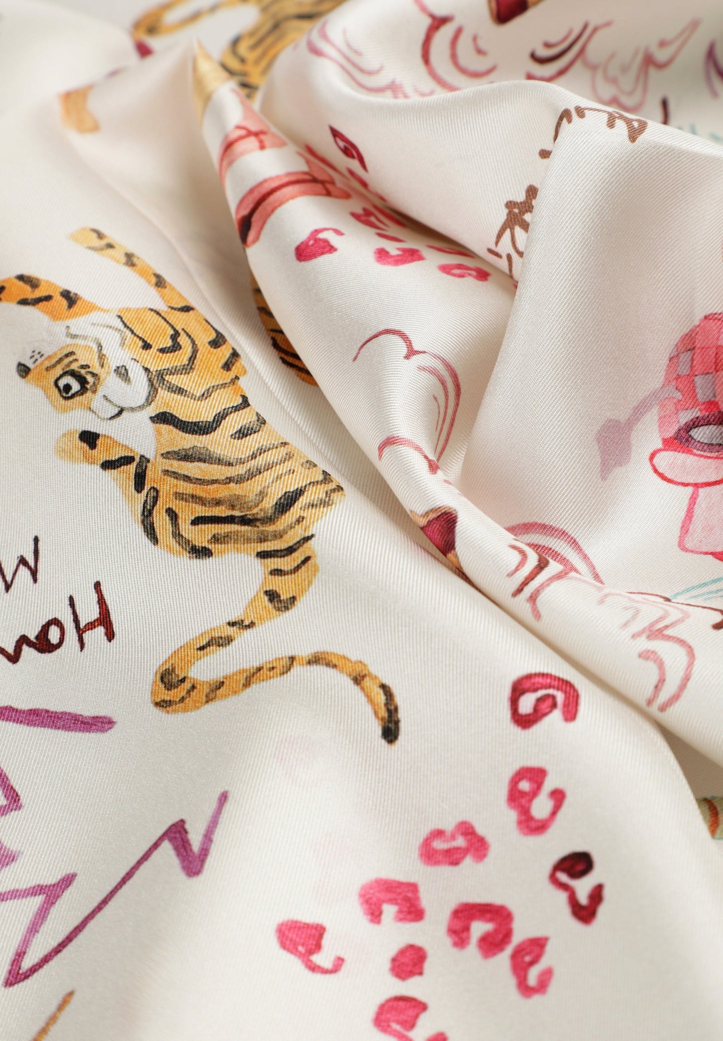 100% SILK PRINTED HANDKERCHIEF