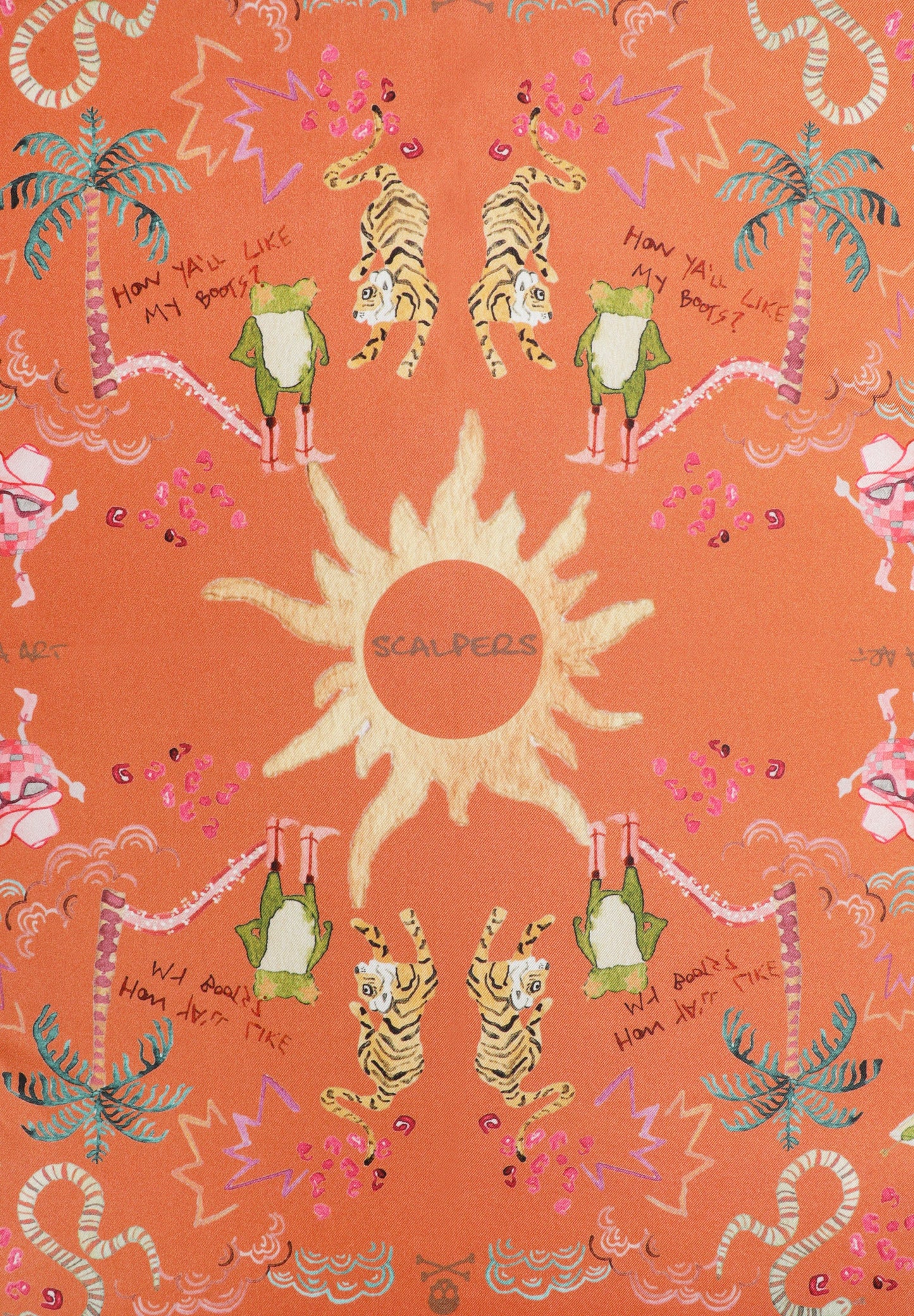 100% SILK PRINTED HANDKERCHIEF