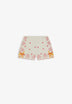 MULTICOLOURED EMBROIDERED SHORTS