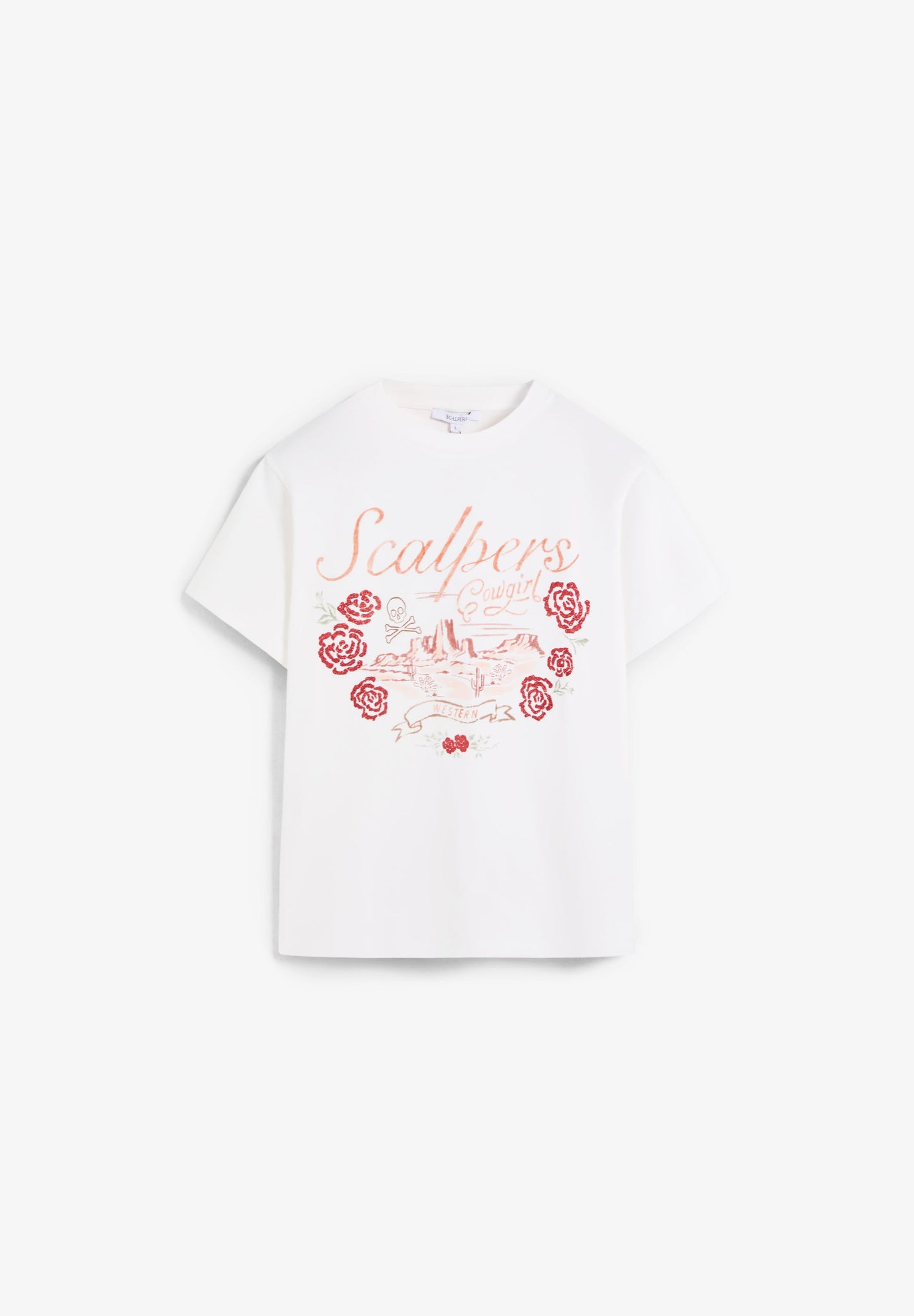 GLITTER PRINT T-SHIRT