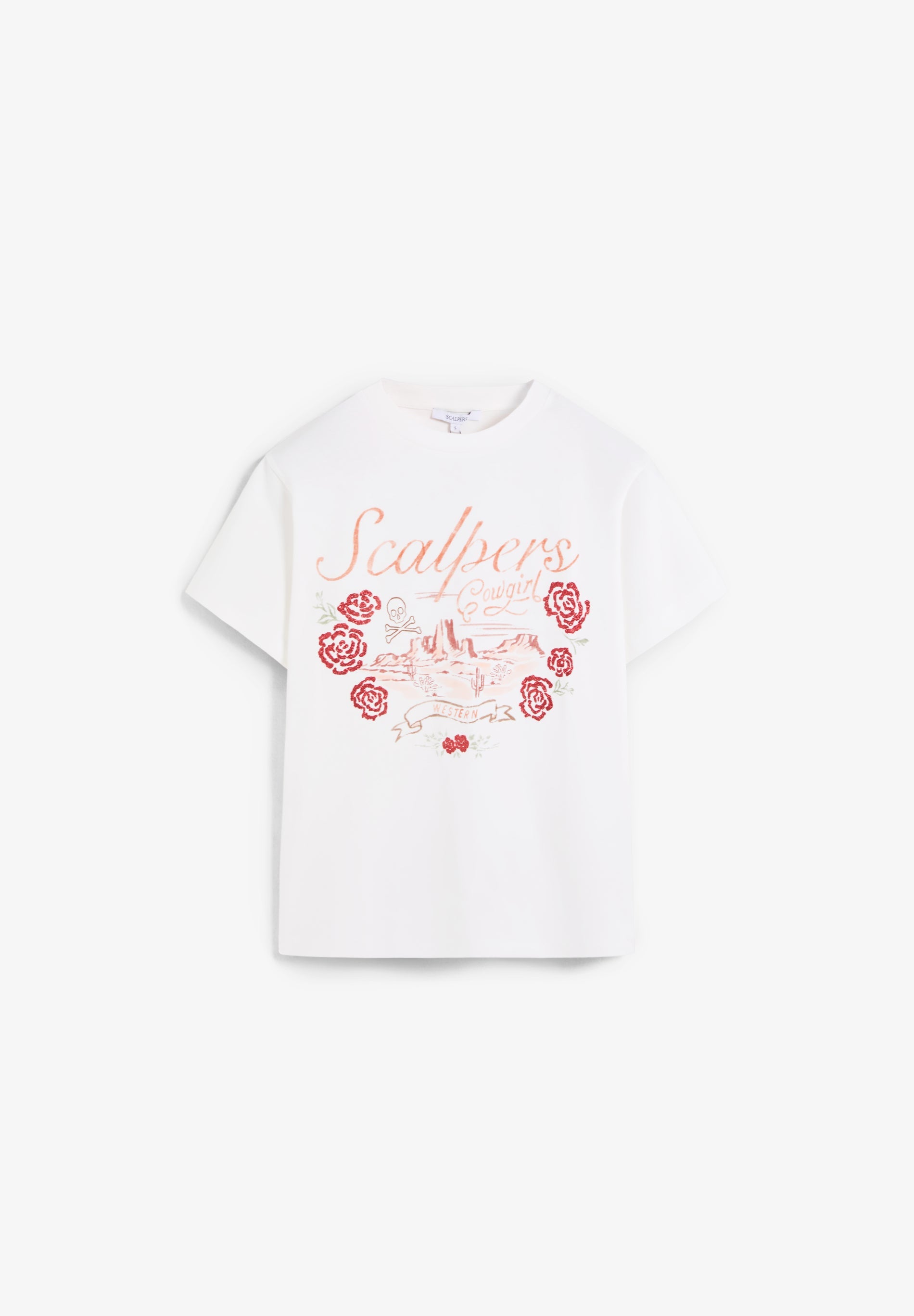 GLITTER PRINT T-SHIRT