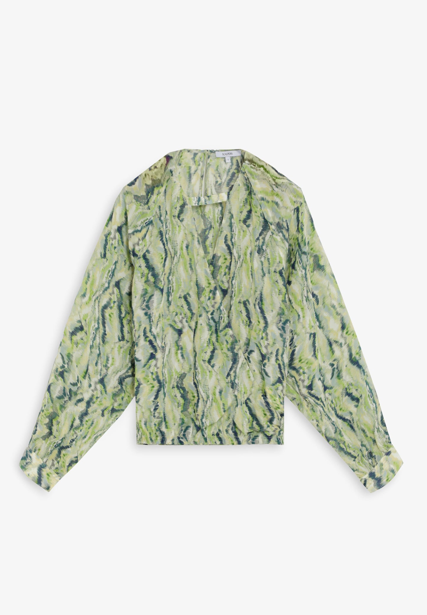 PRINTED FLOWING BLOUSE