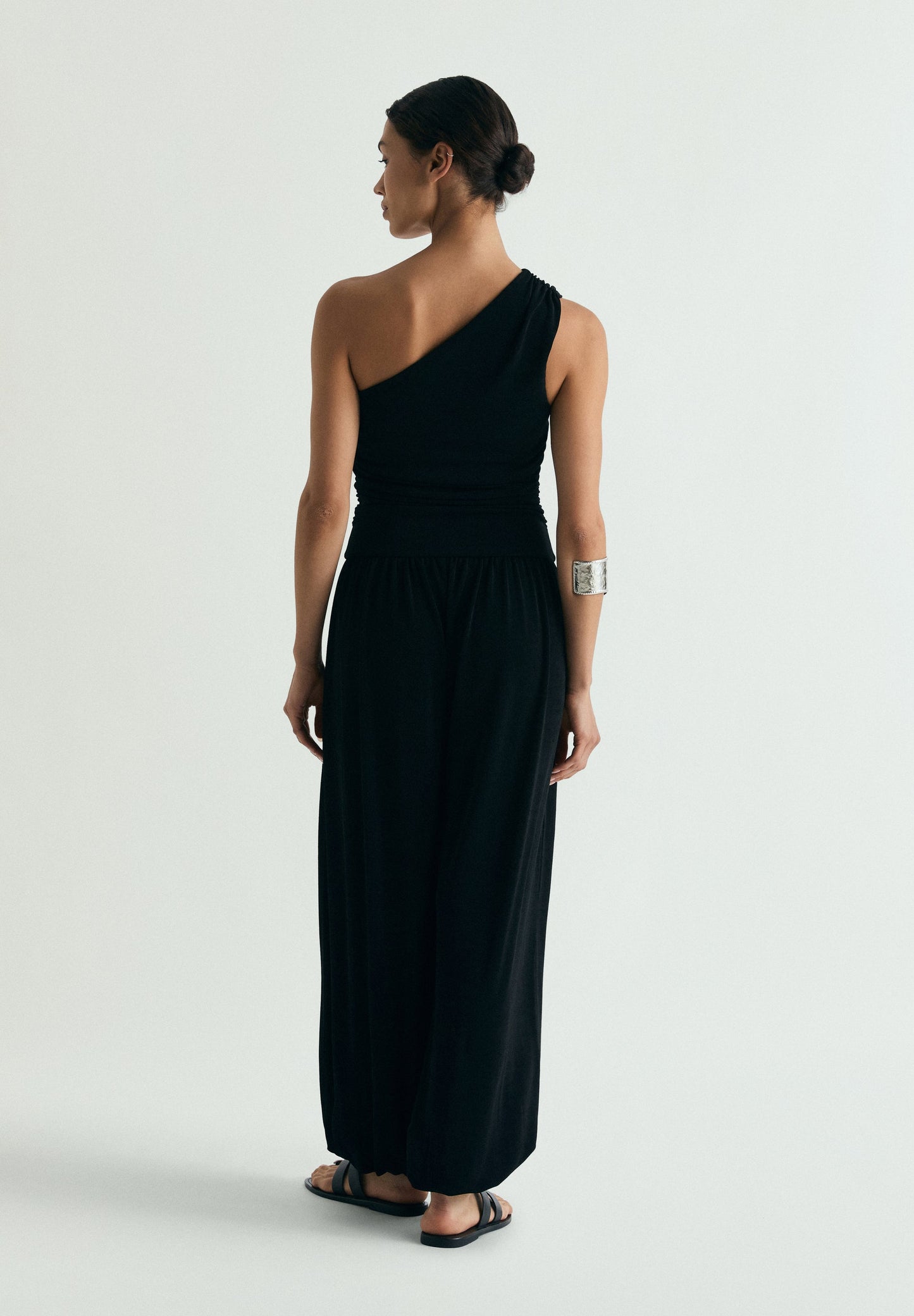 SCASY DRAPPED JERSEY JUMPSUIT