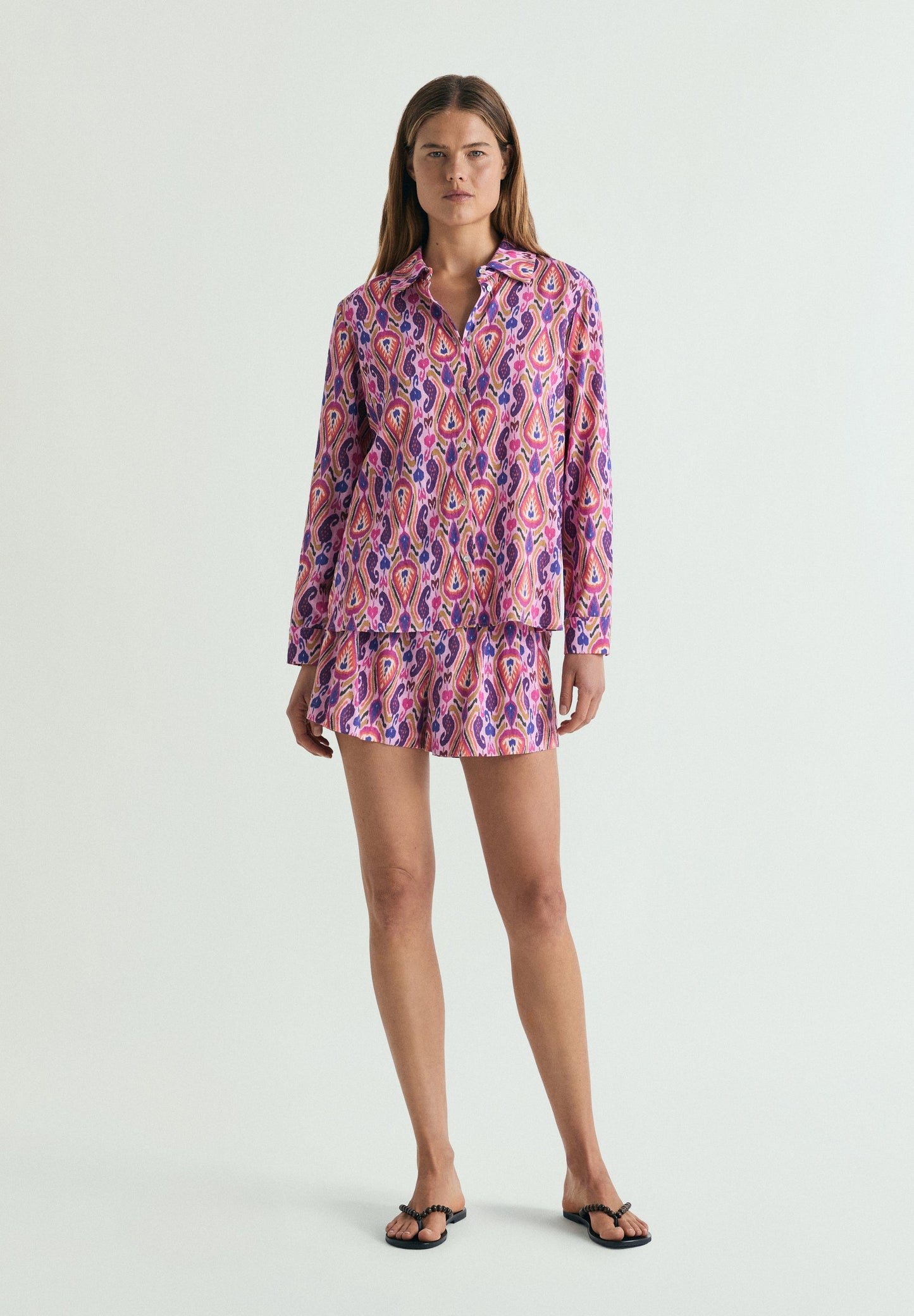 FLUID MULTICOLOURED SHIRT