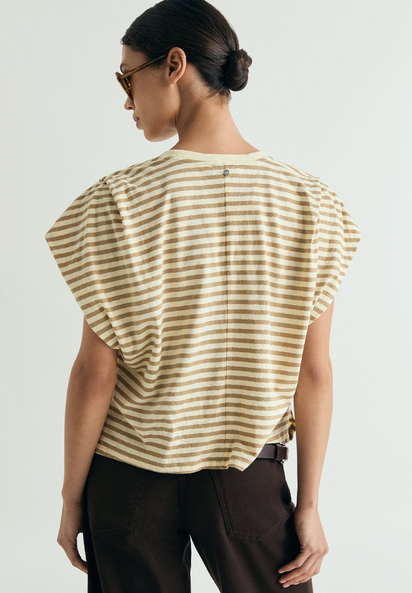 SCPLEATS LINEN TEE