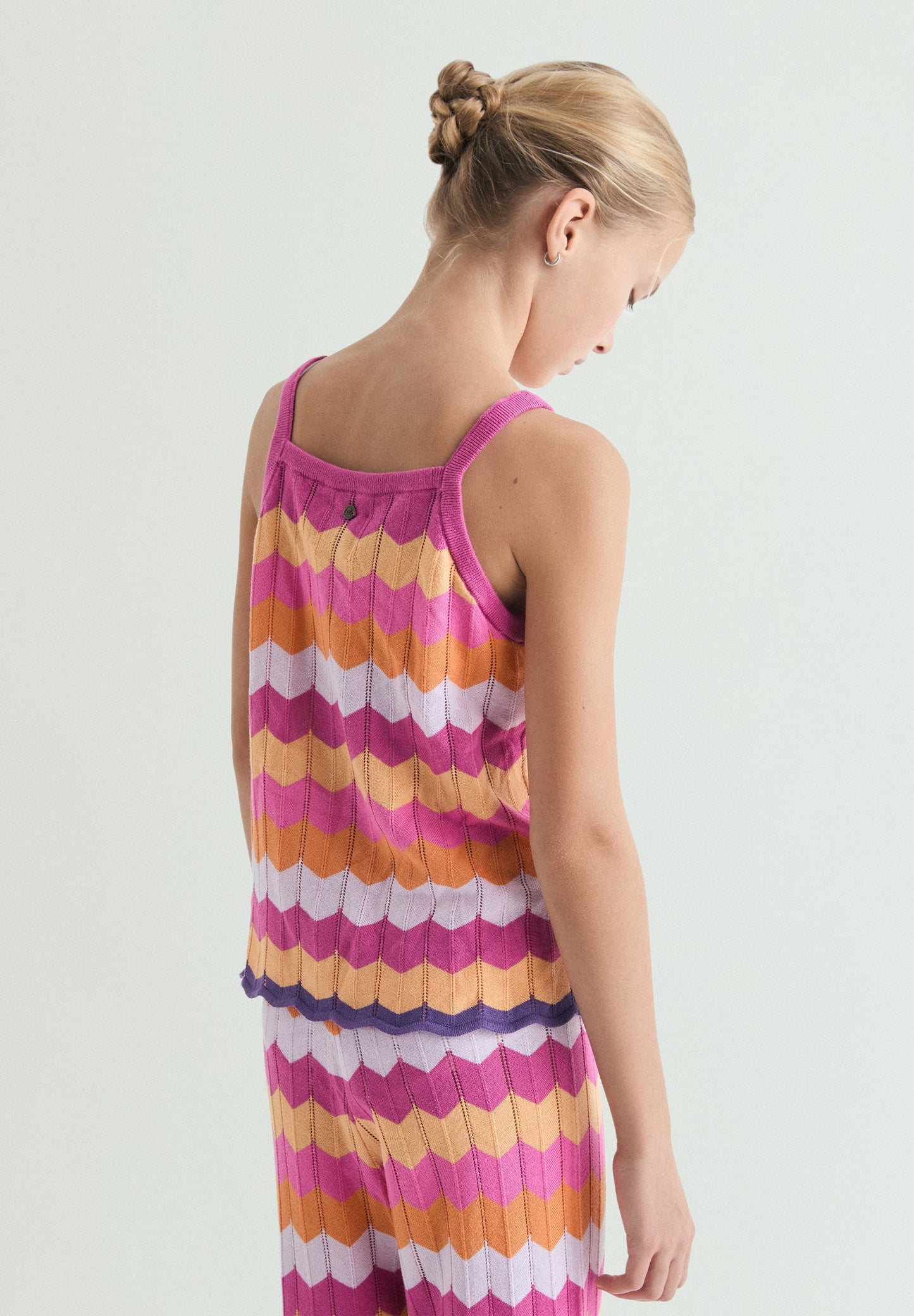 MULTICOLOURED KNIT TOP