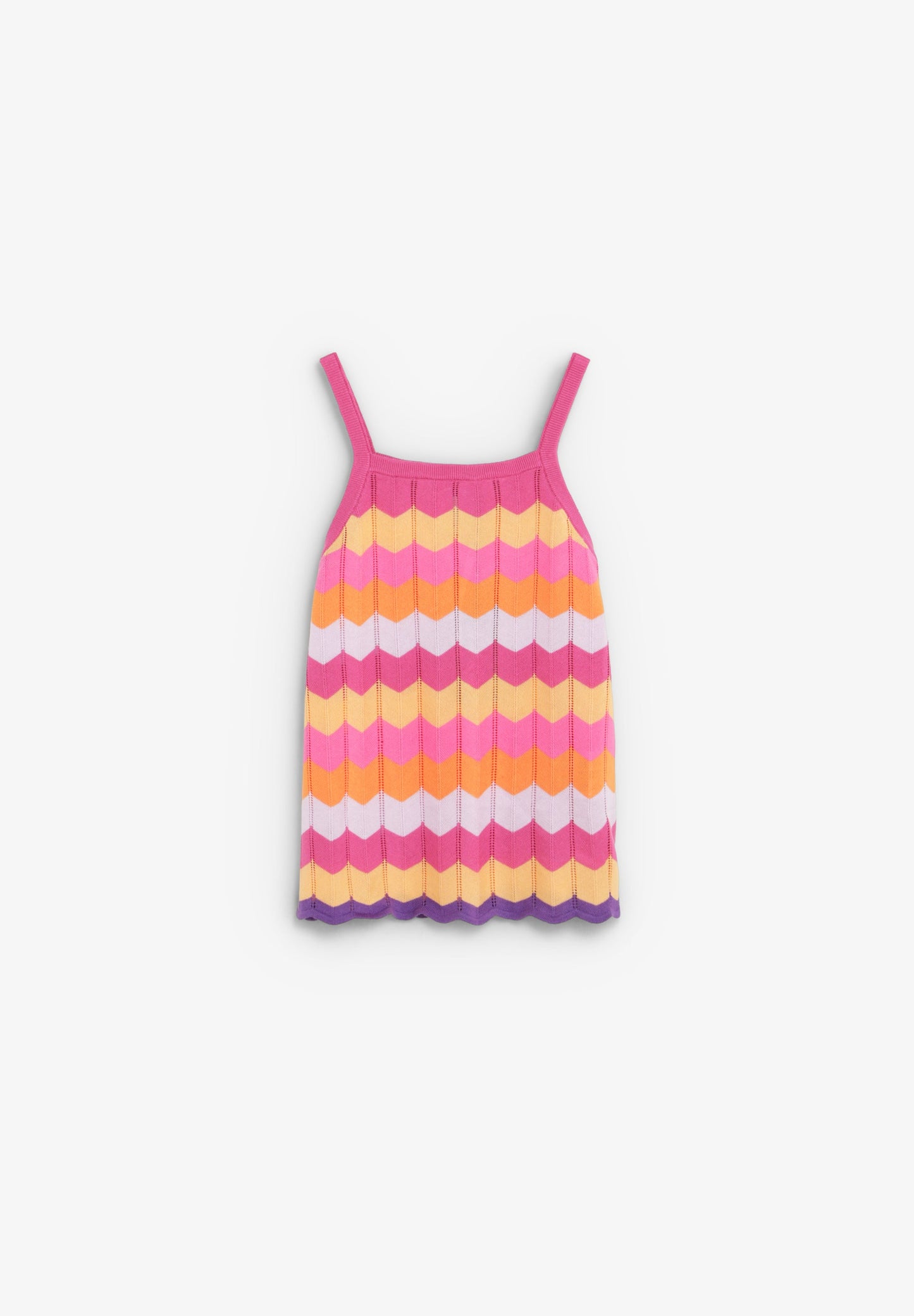 MULTICOLOURED KNIT TOP