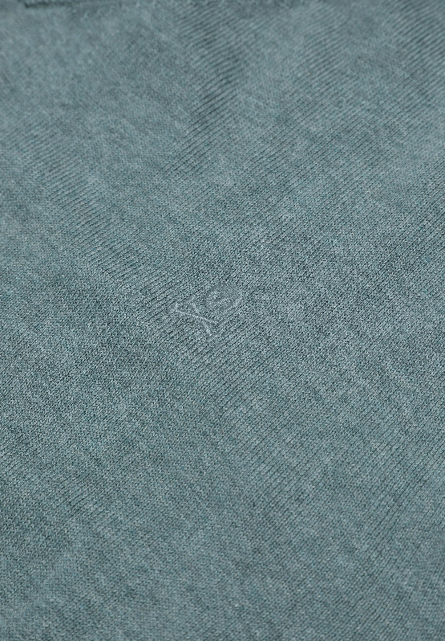 SUPIMA SWEATER WITH TONAL EMBROIDERY