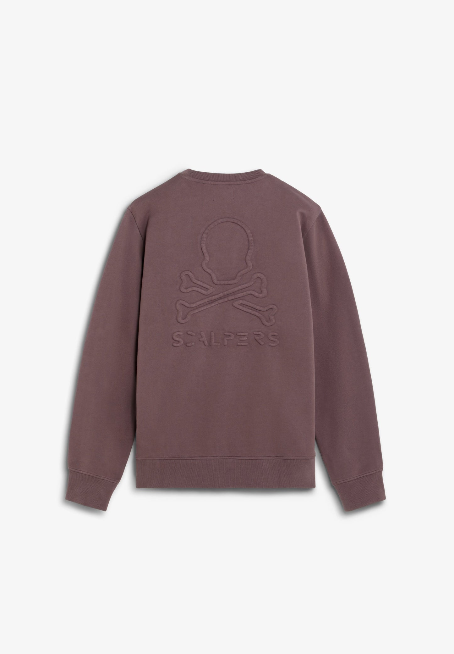SWEATSHIRT WITH EMBOSSED SKULL