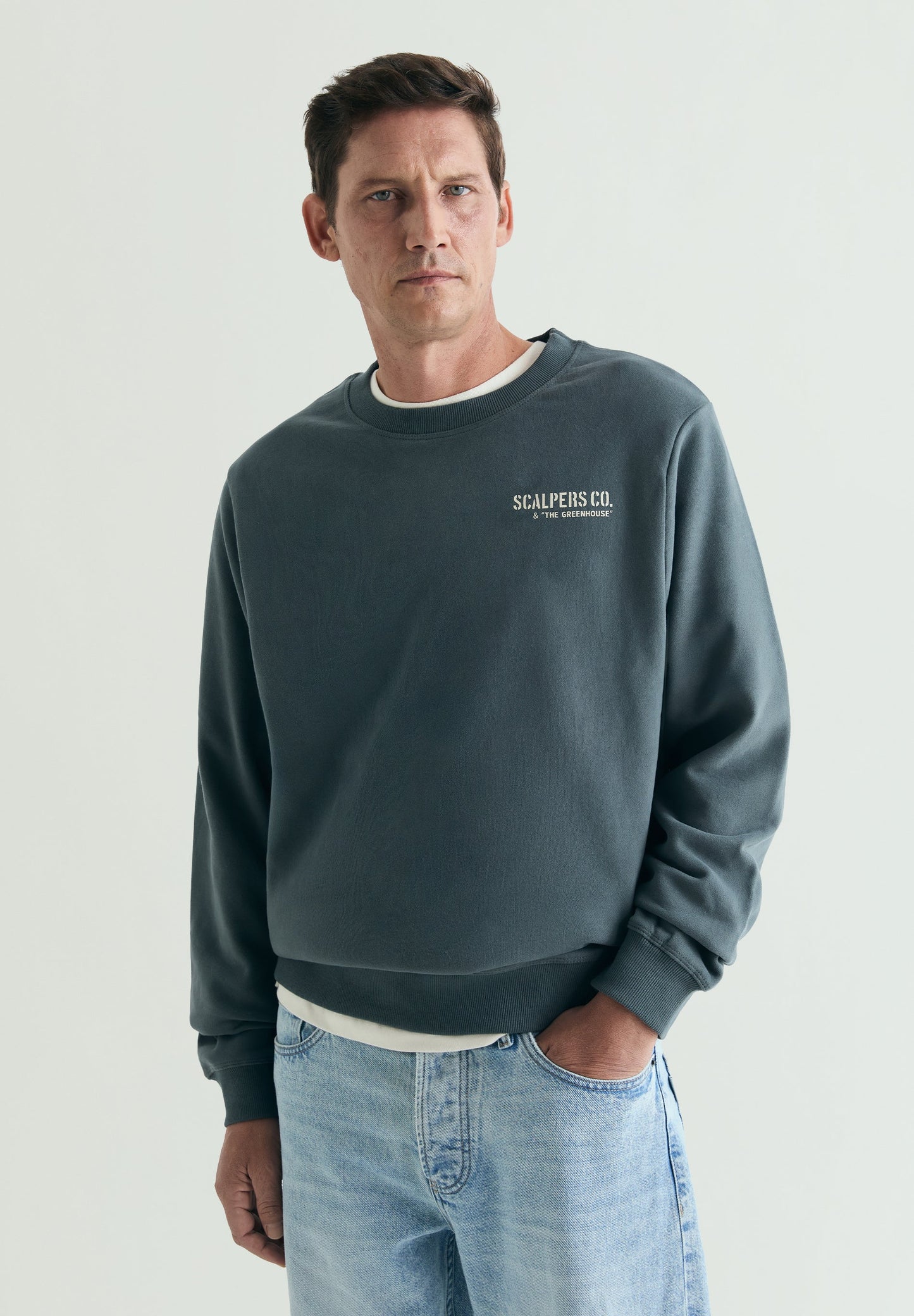 FADED PRINT SWEATSHIRT