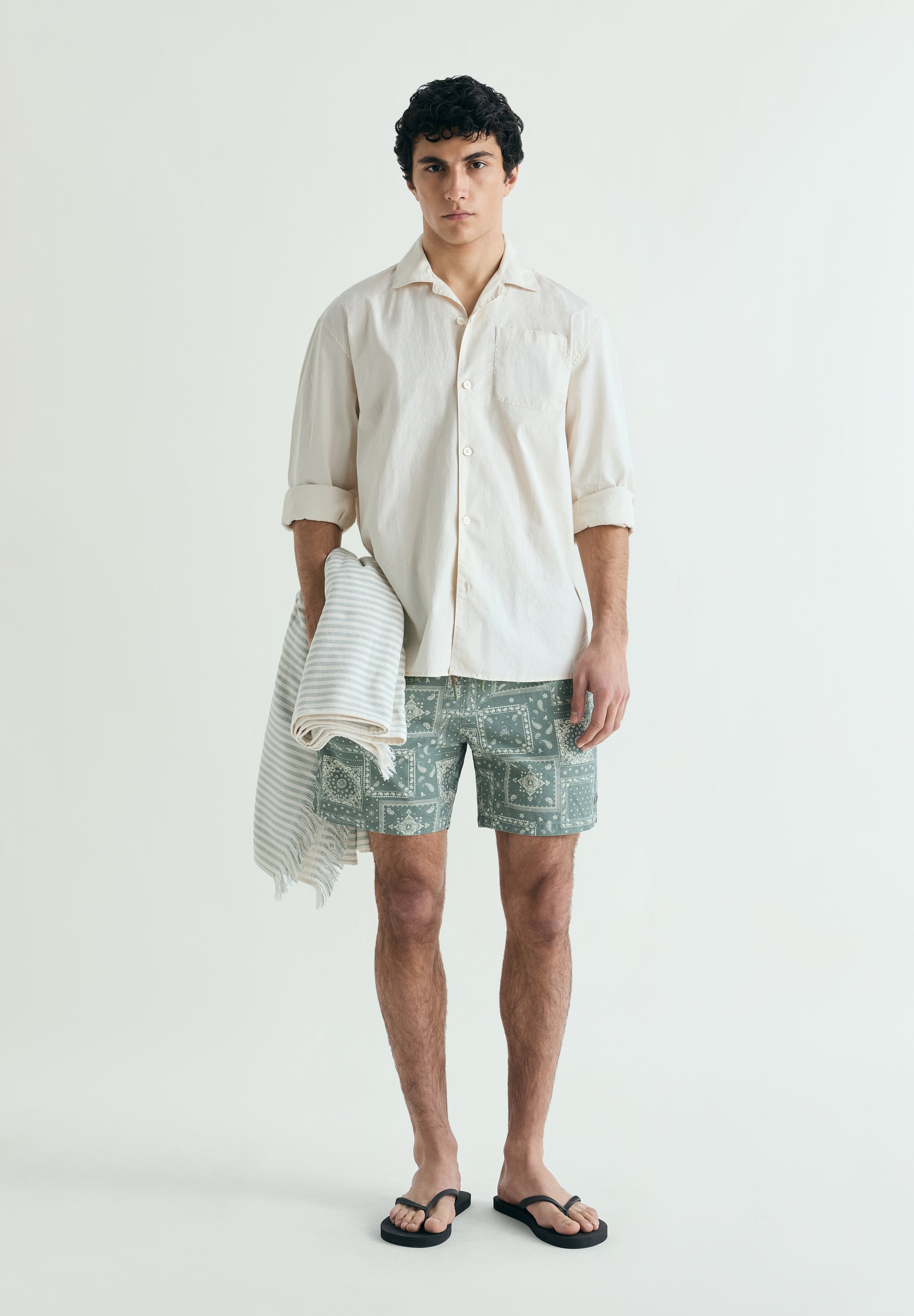 PRINTED SWIMMING TRUNKS