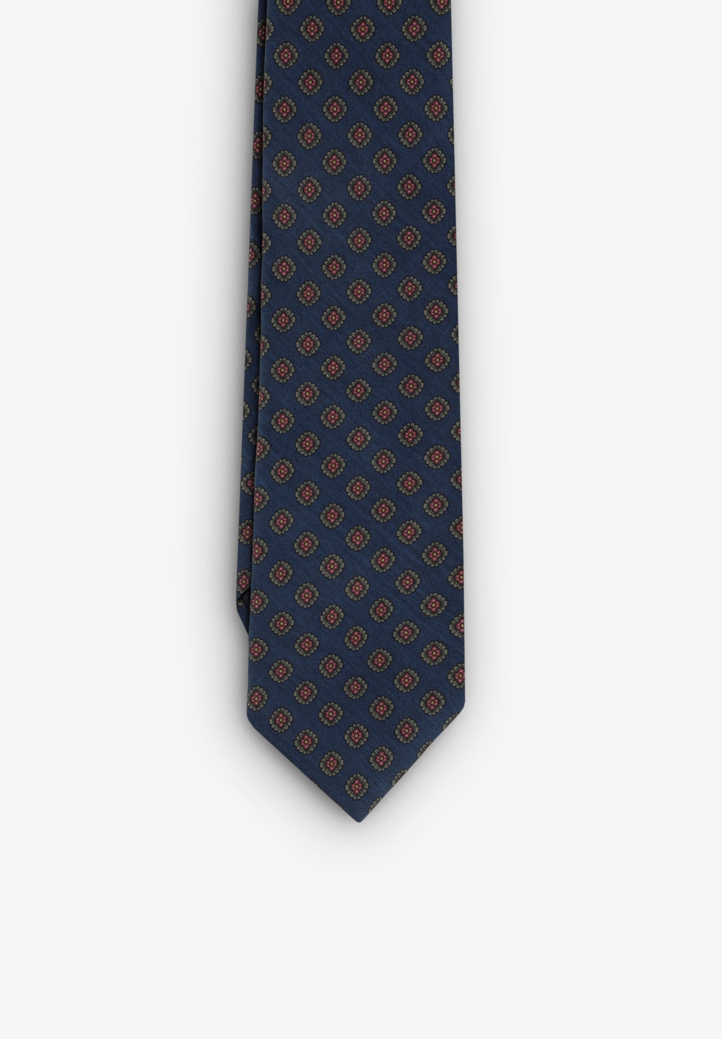 SILK TIE WITH VINTAGE MOTIFS
