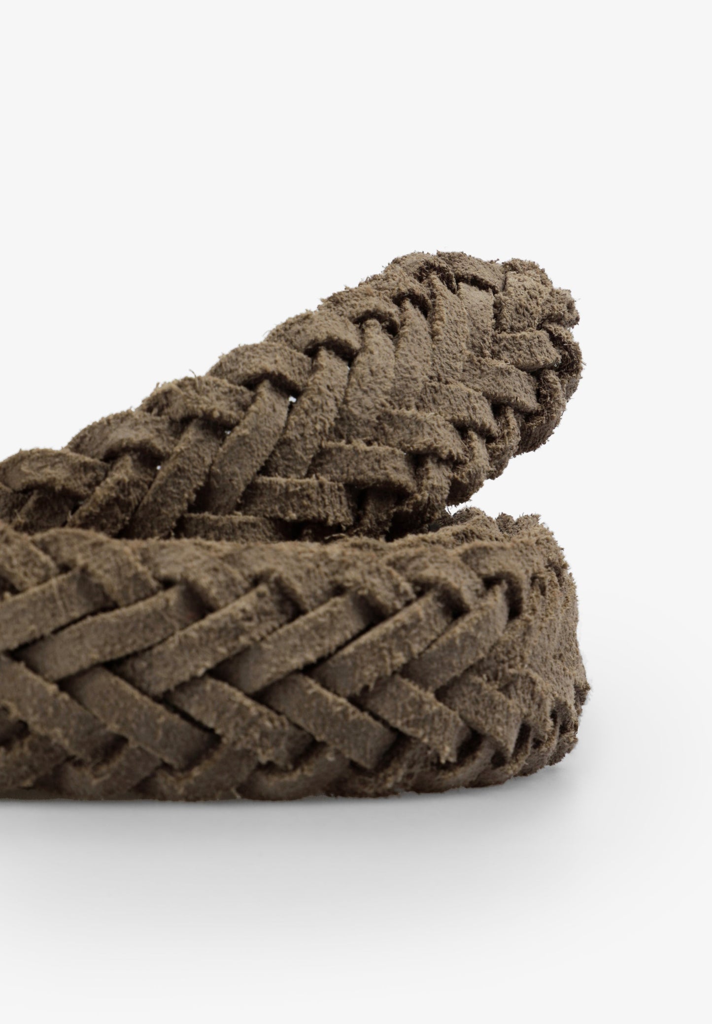 SCBRAIDED SUEDE BELT