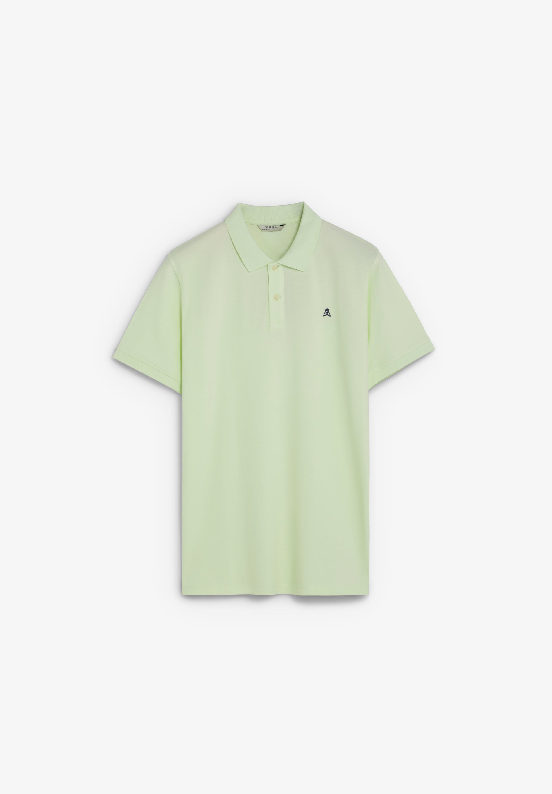 PIQUÉ POLO SHIRT WITH CONTRAST SKULL