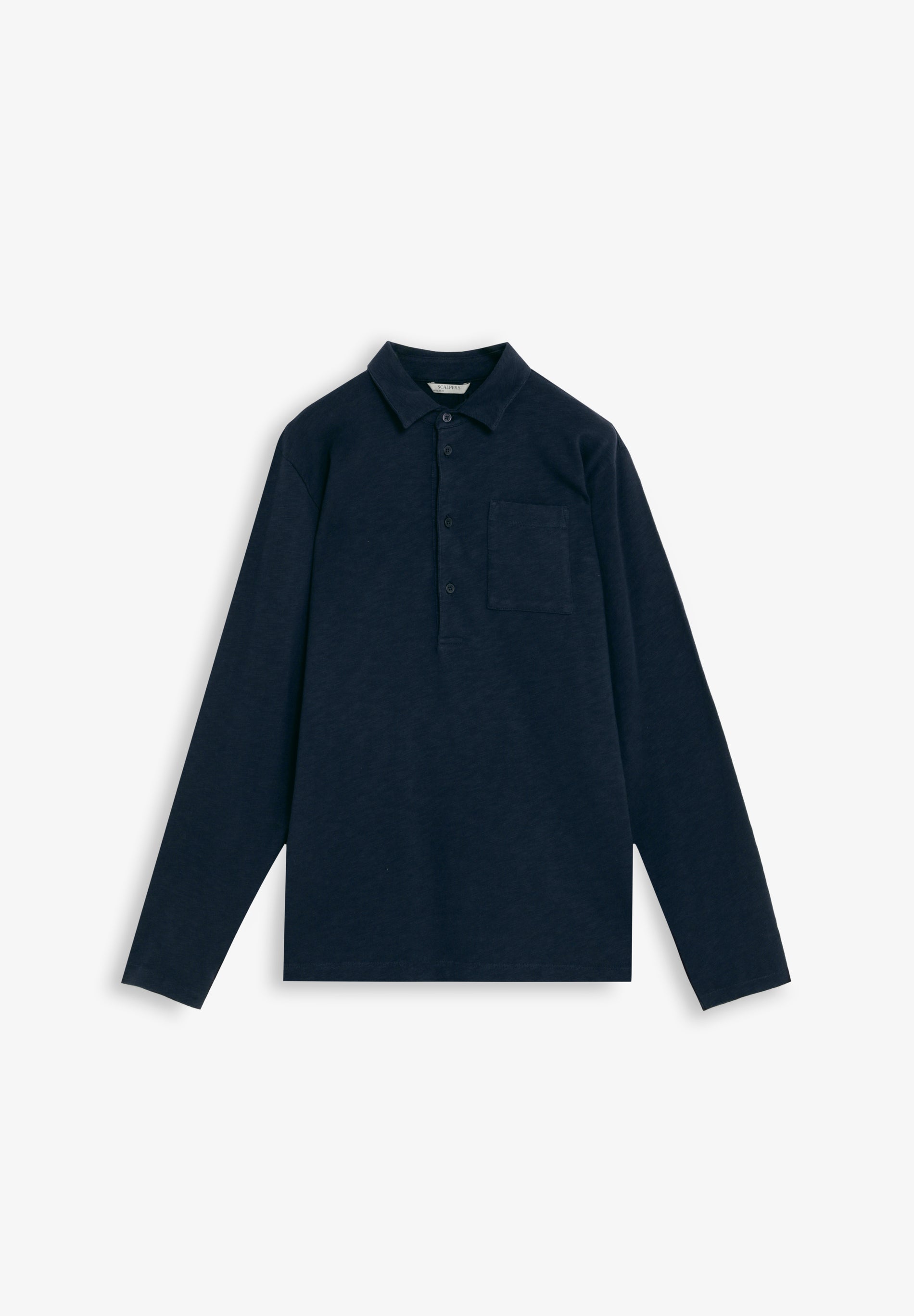 COTTON POLO SHIRT WITH POCKET