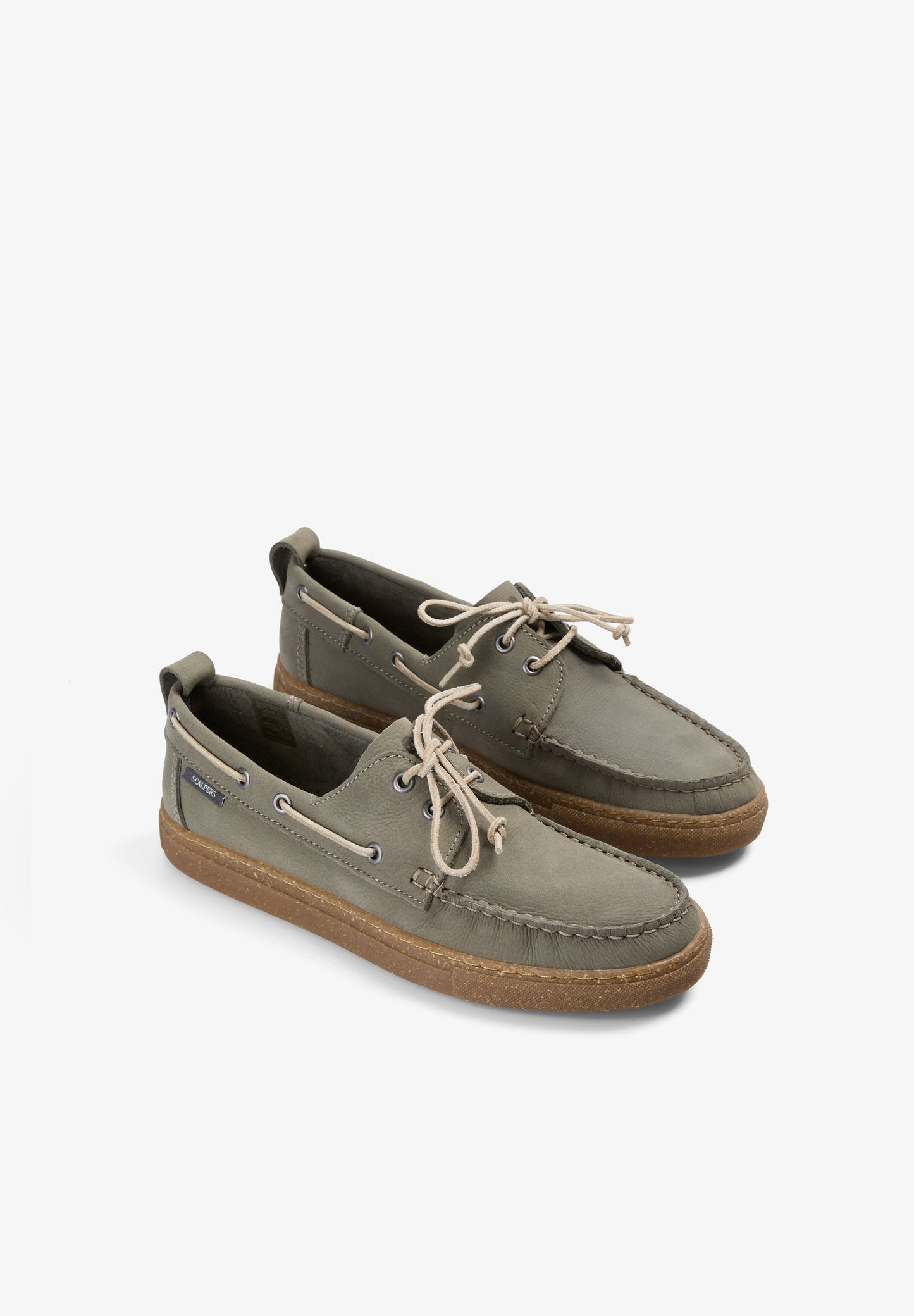 100% RECYCLED LEATHER BOAT SHOES