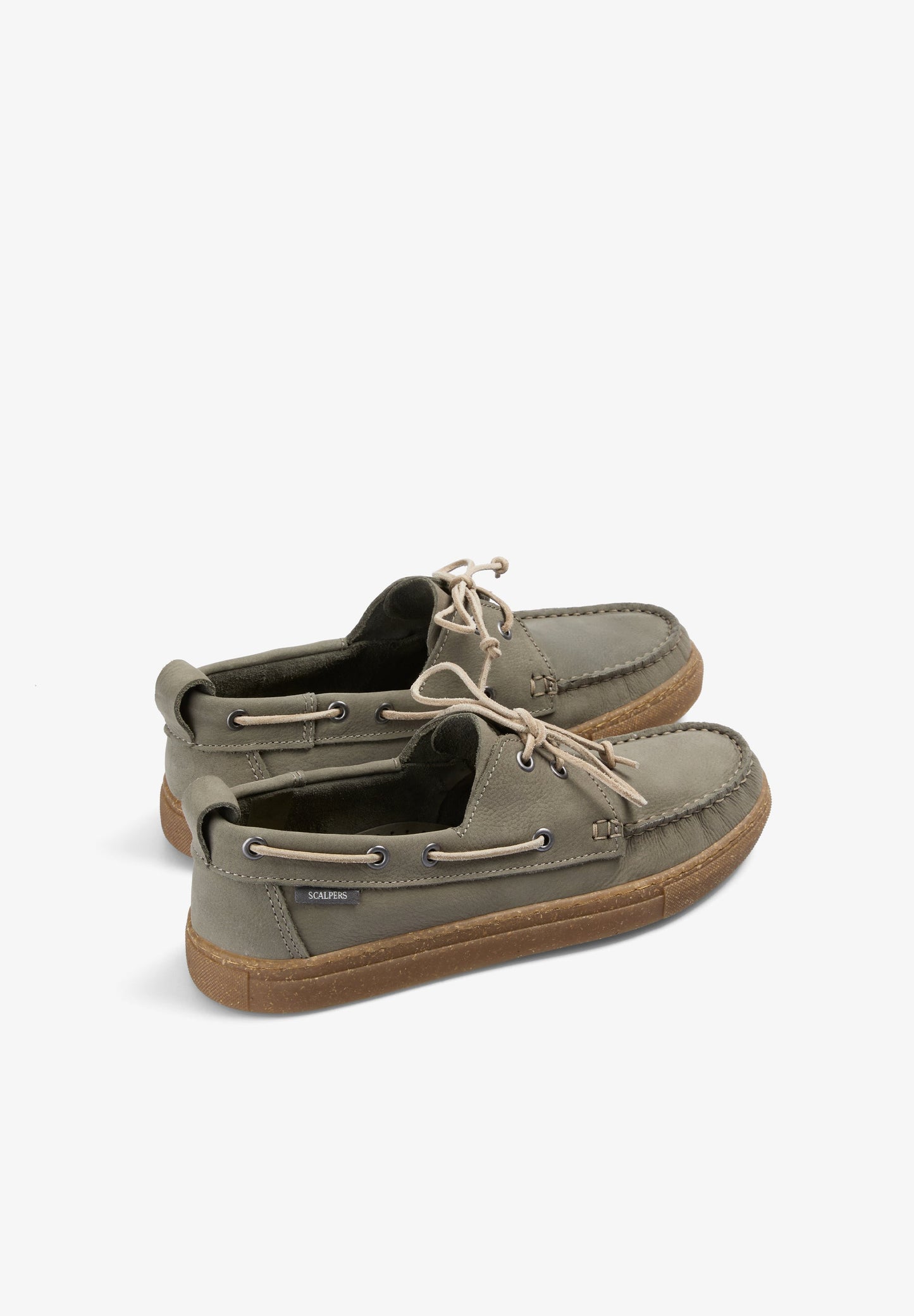100% RECYCLED LEATHER BOAT SHOES