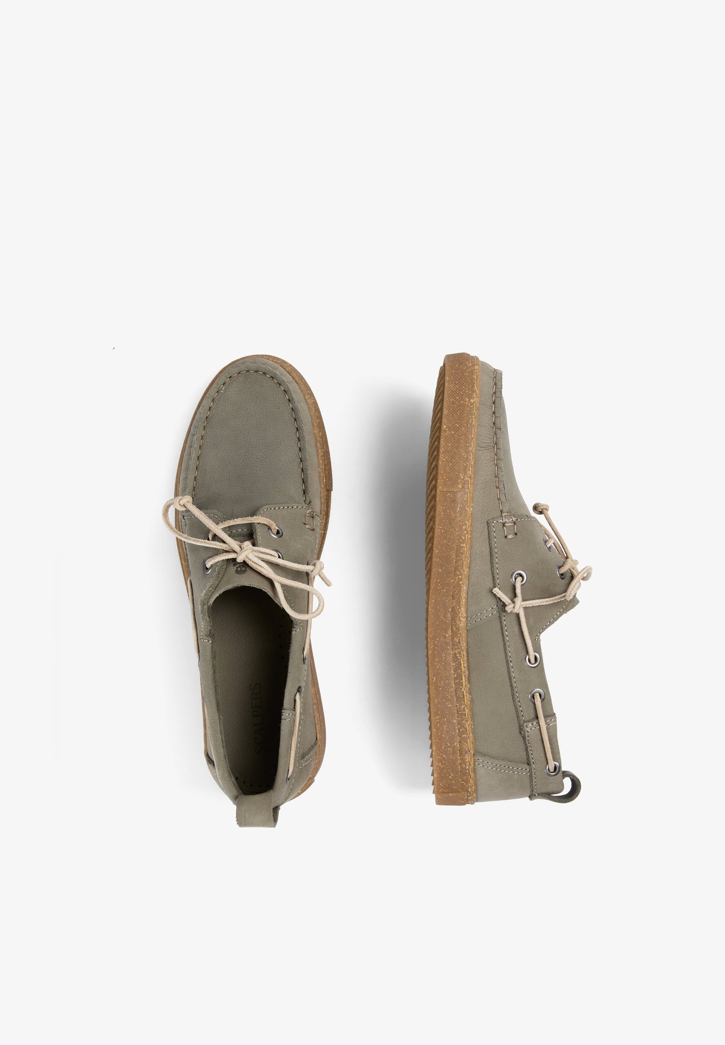 100% RECYCLED LEATHER BOAT SHOES
