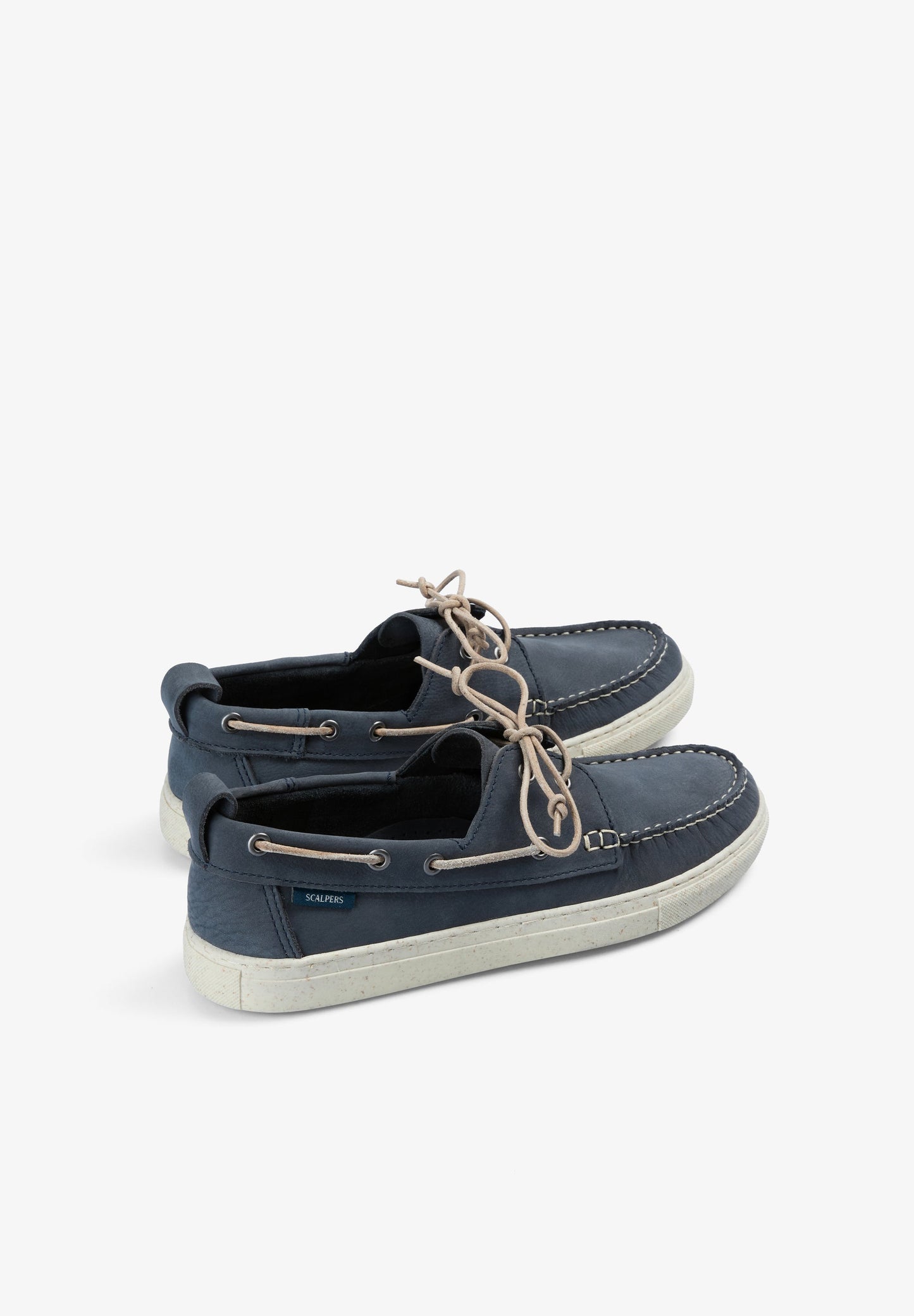 100% RECYCLED LEATHER BOAT SHOES