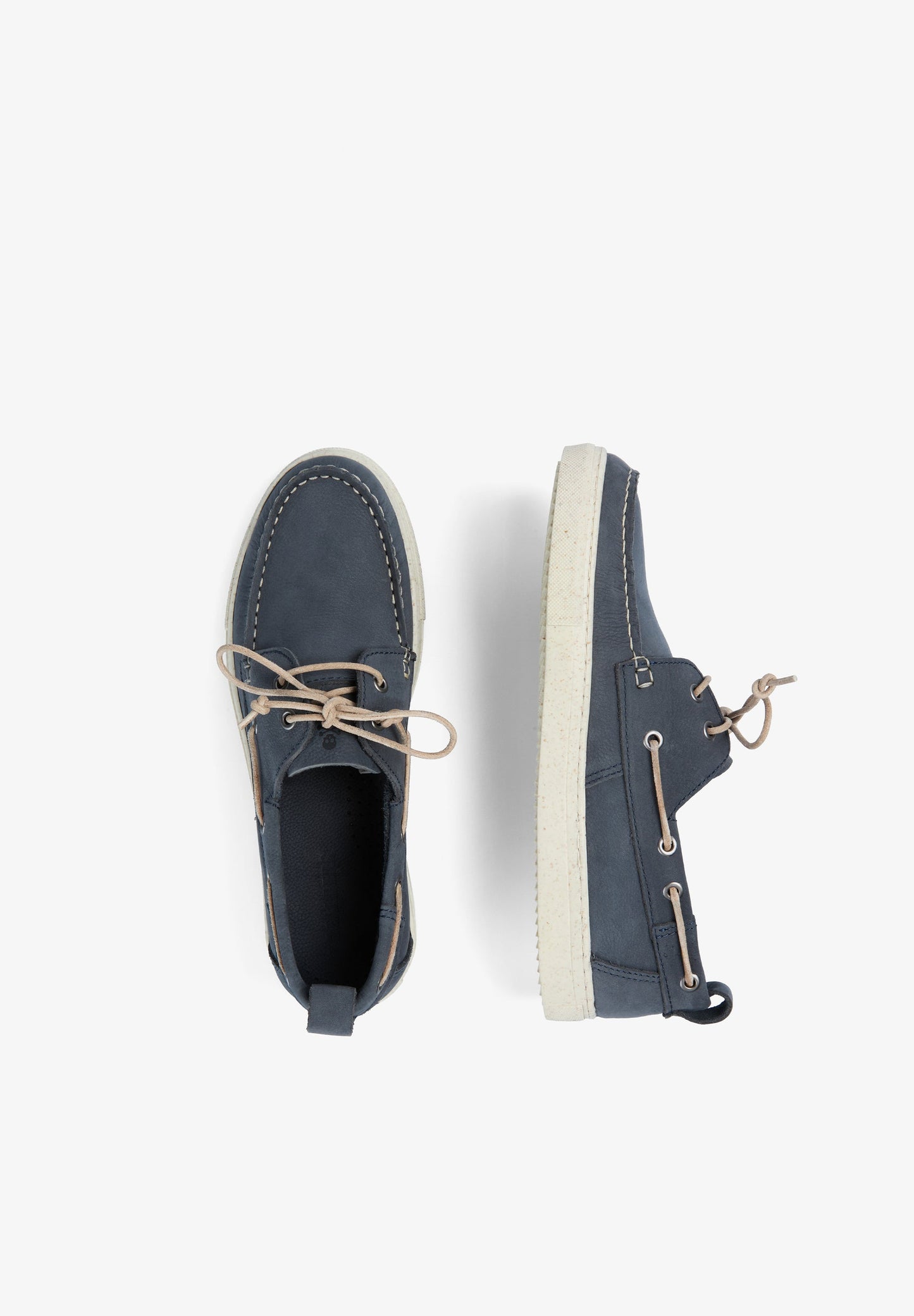 100% RECYCLED LEATHER BOAT SHOES