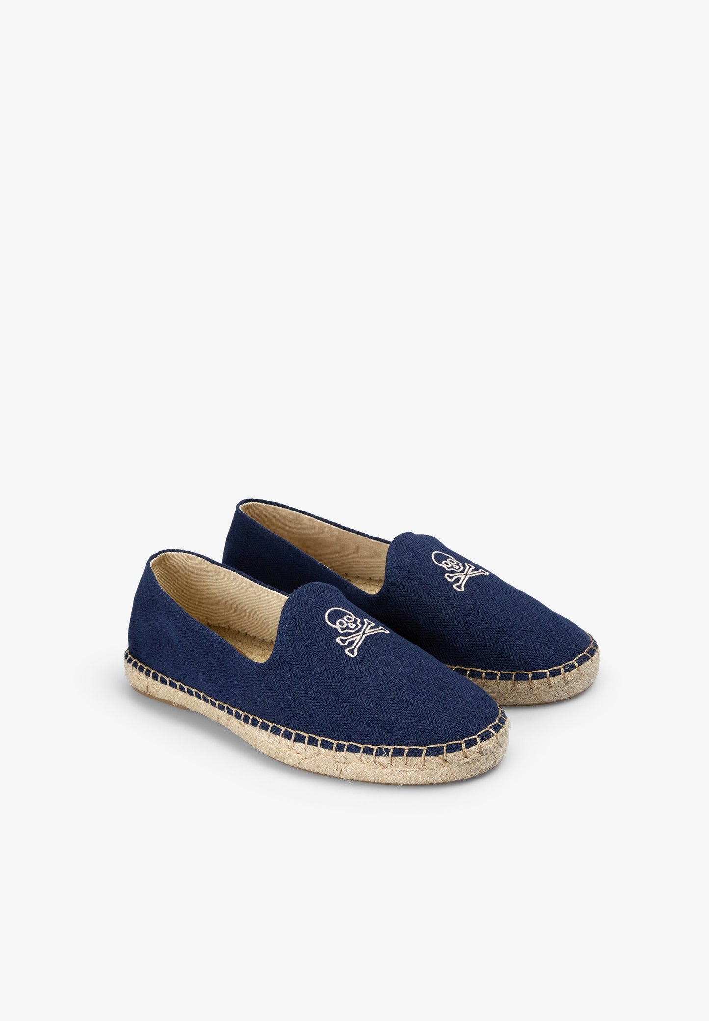 CONTRAST SKULL ESPADRILLES
